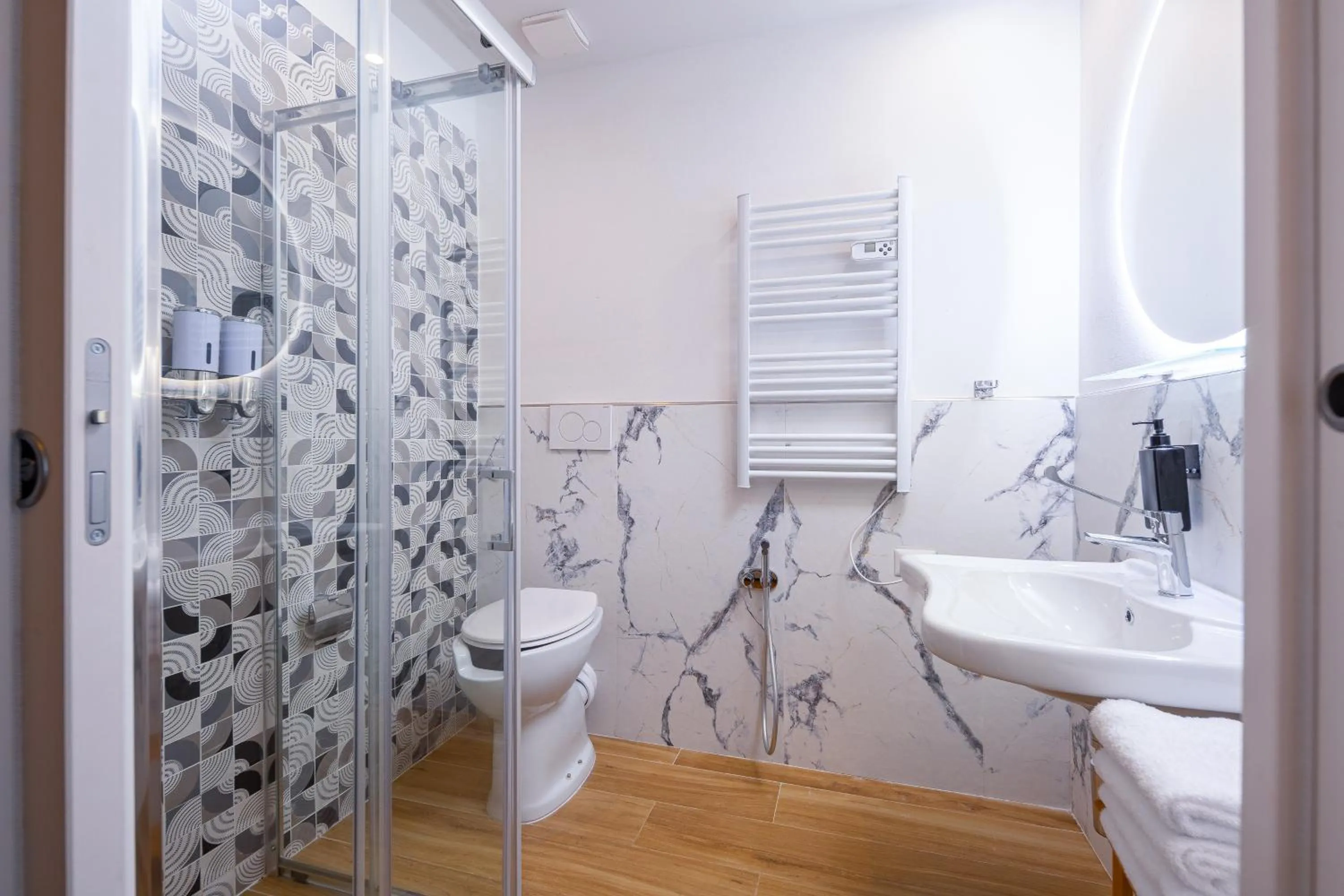 Bathroom in Lilium Hotel