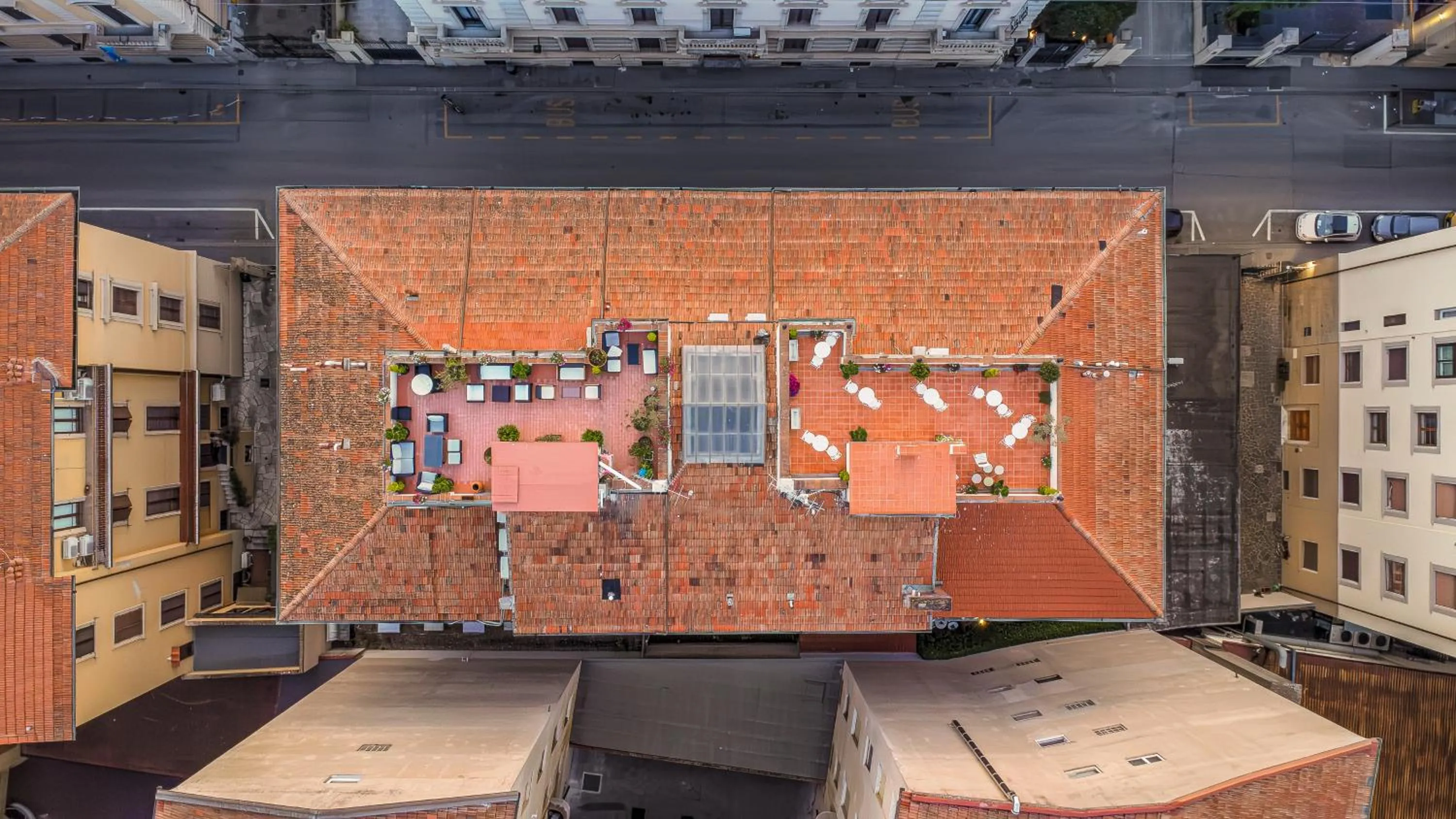 Bird's eye view in Hotel Annabella Roof Terrace