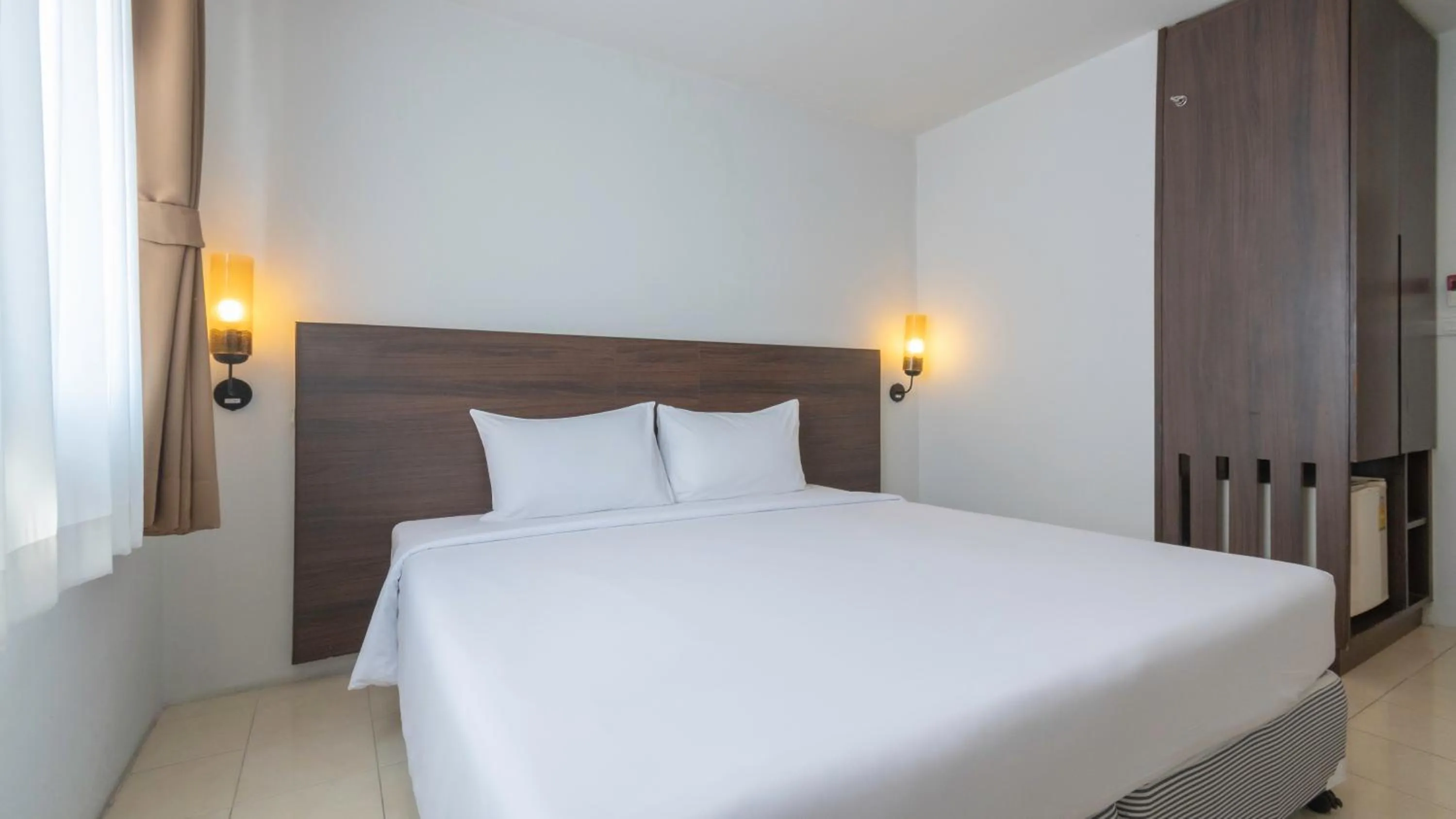 Bed in Pas Cher Hotel de Bangkok