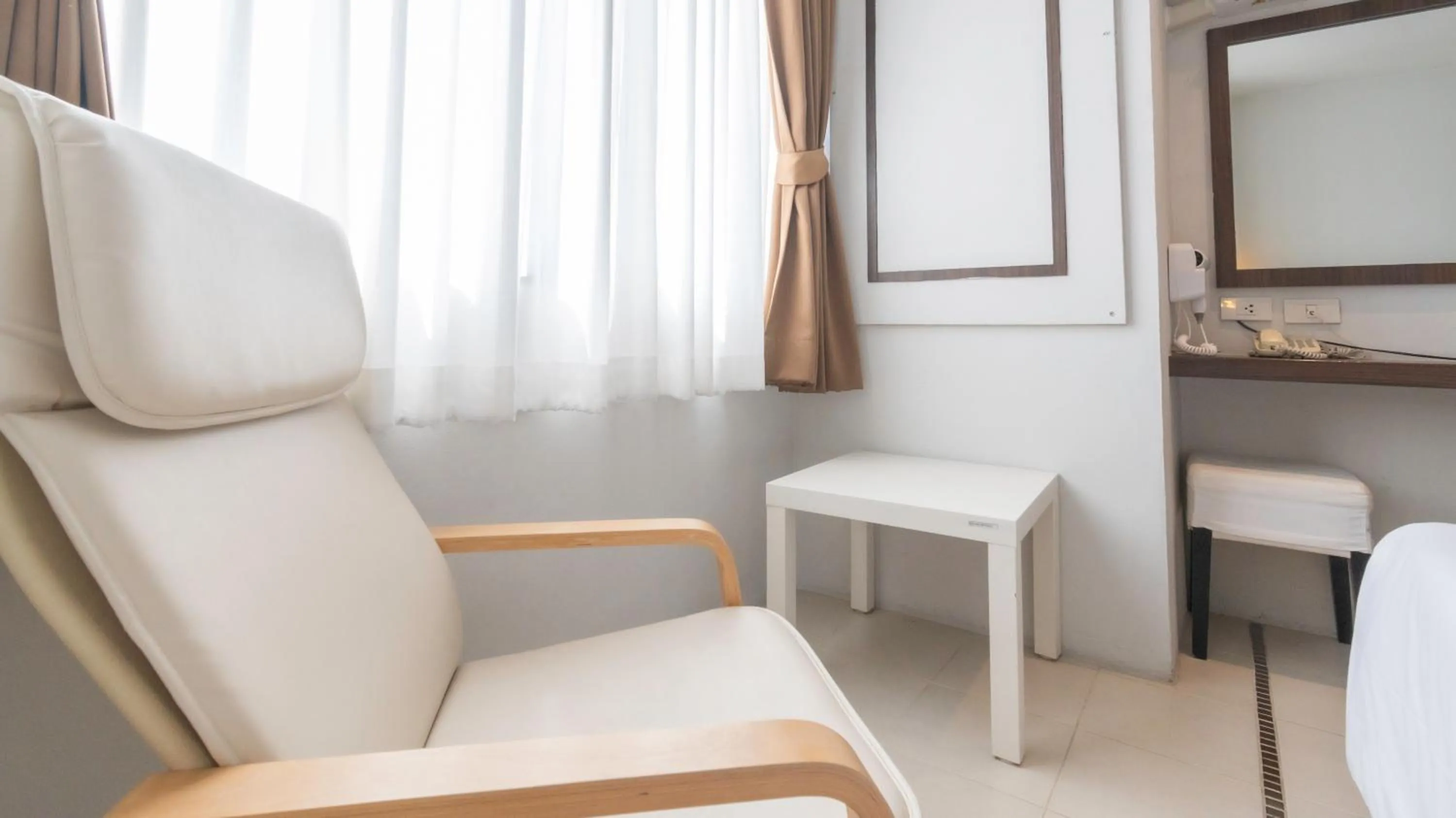 Bedroom in Pas Cher Hotel de Bangkok