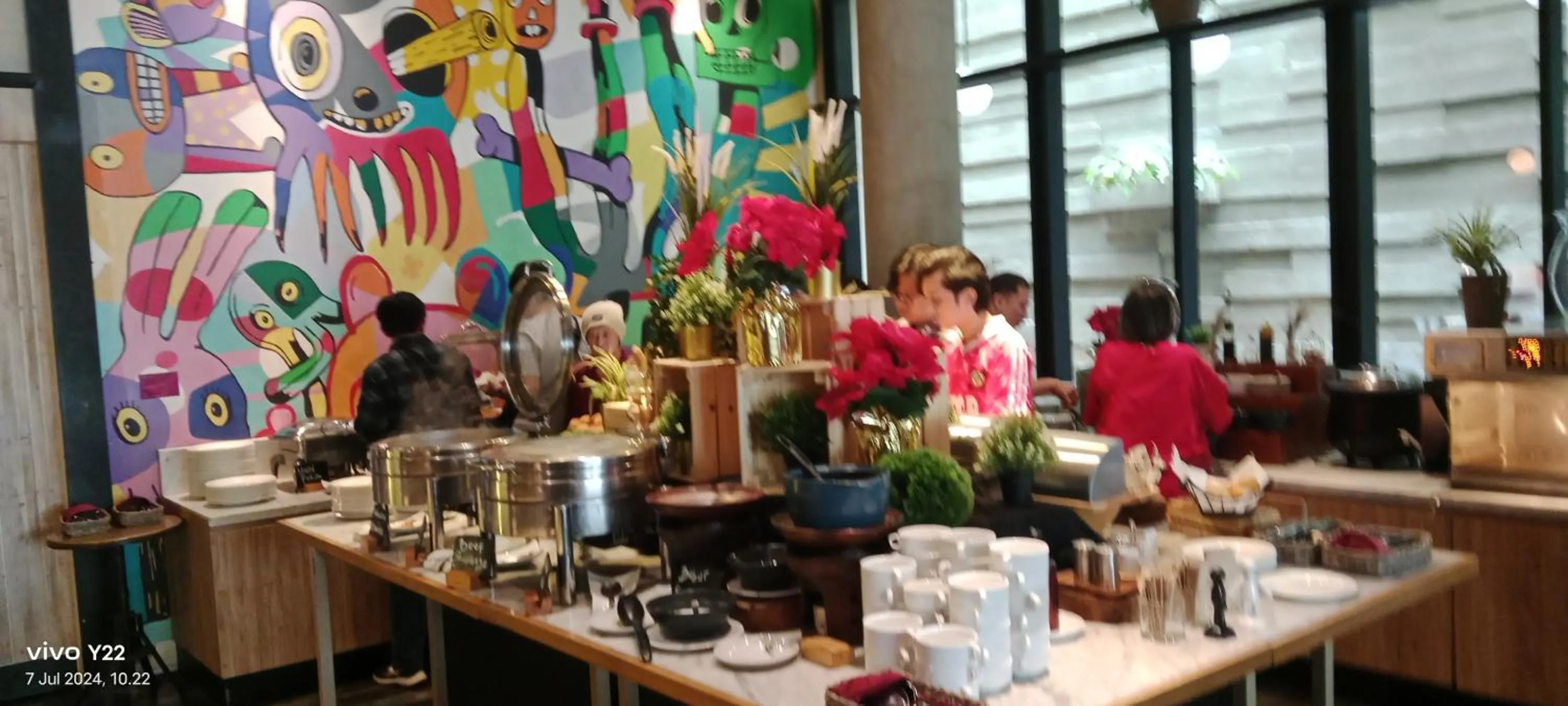 Buffet breakfast in ARTOTEL Thamrin Jakarta