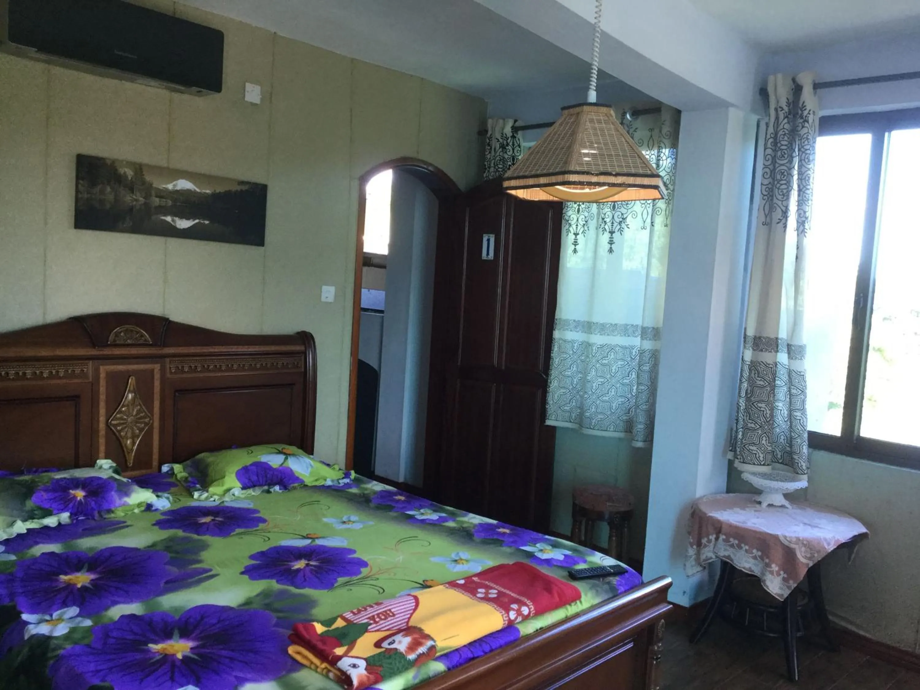 Bed in Le Bamboo Guesthouse