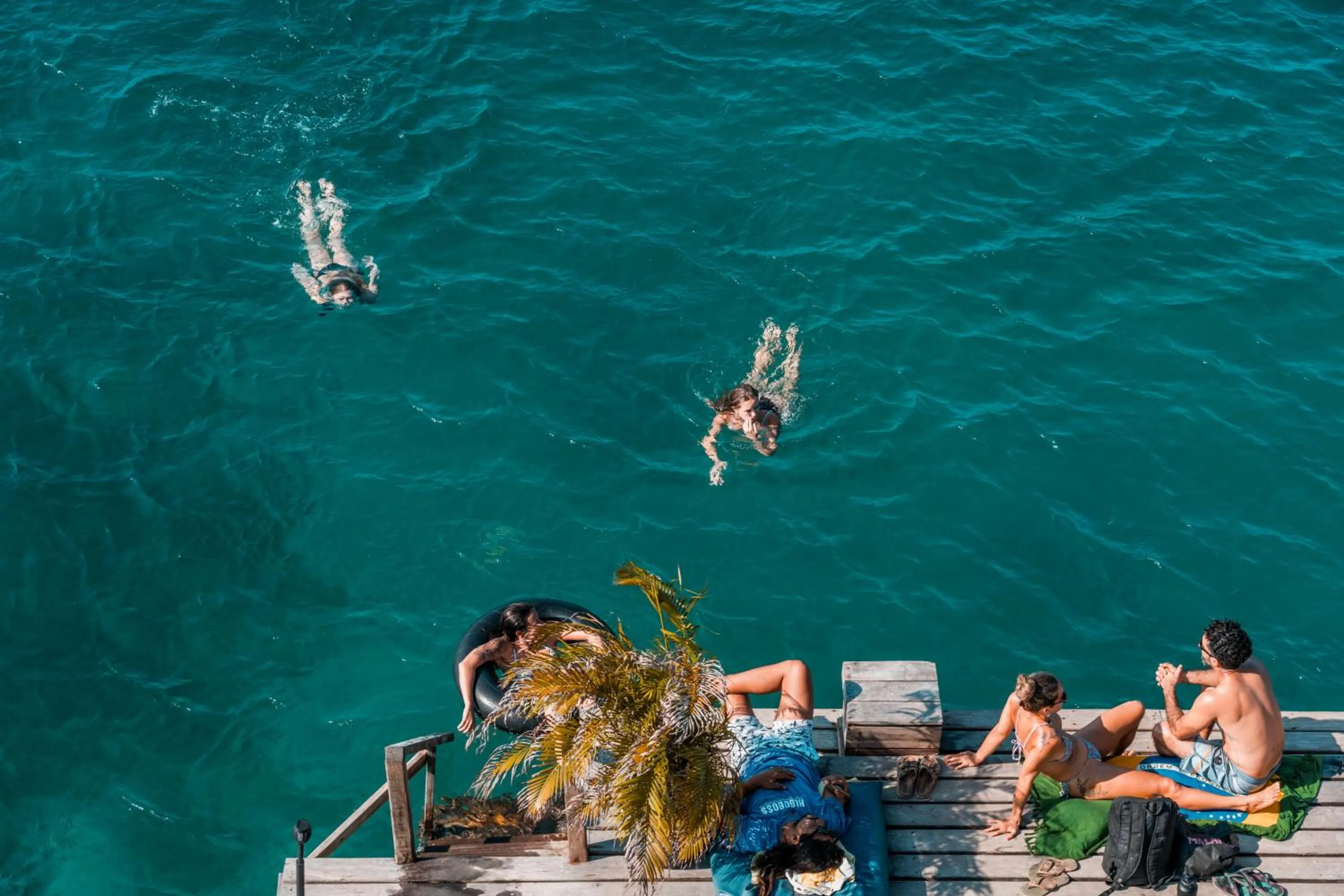 Guests in Bambuda Bocas Town