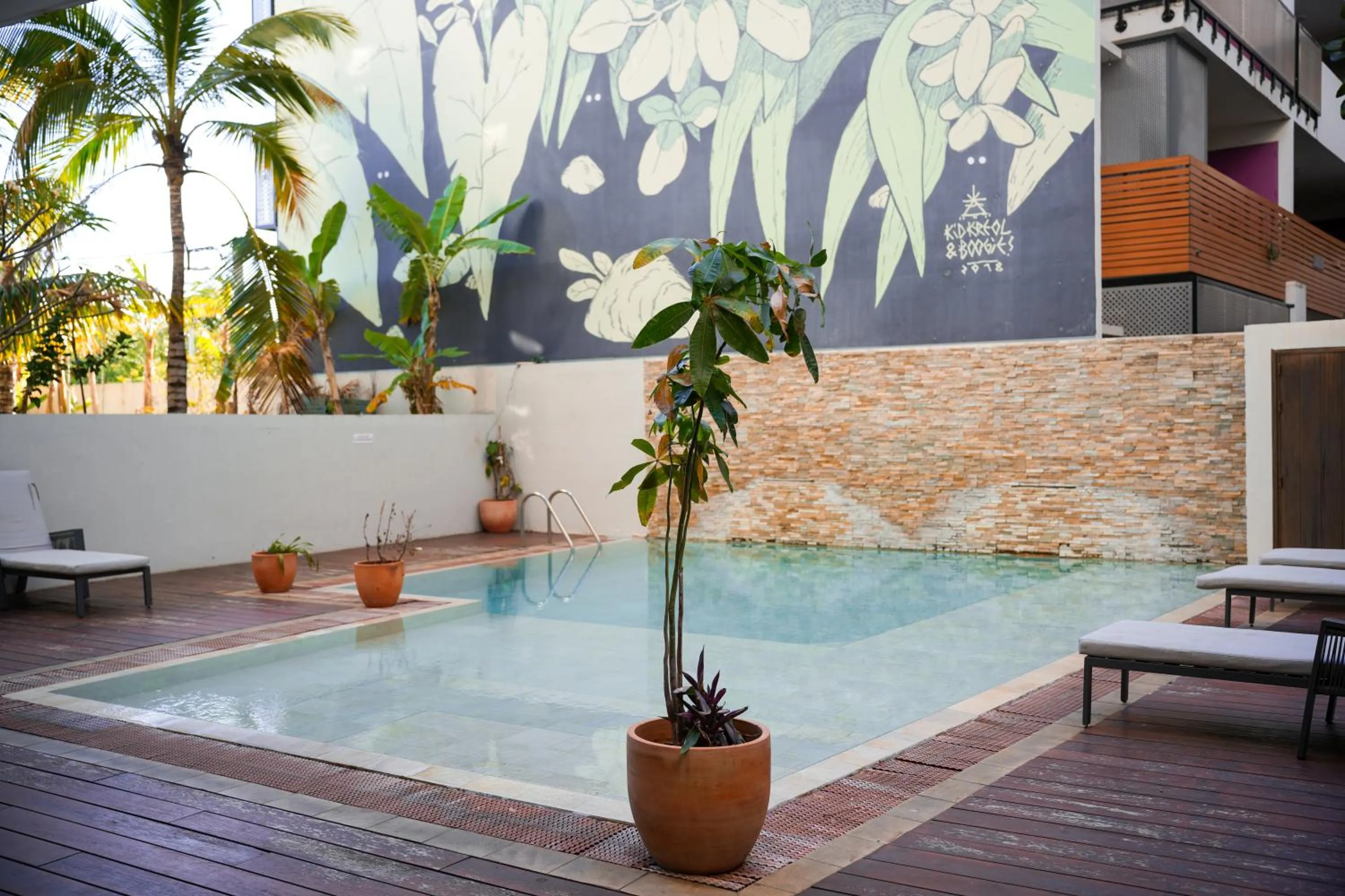 Swimming pool in Tulip Inn Sainte Clotilde, La Réunion