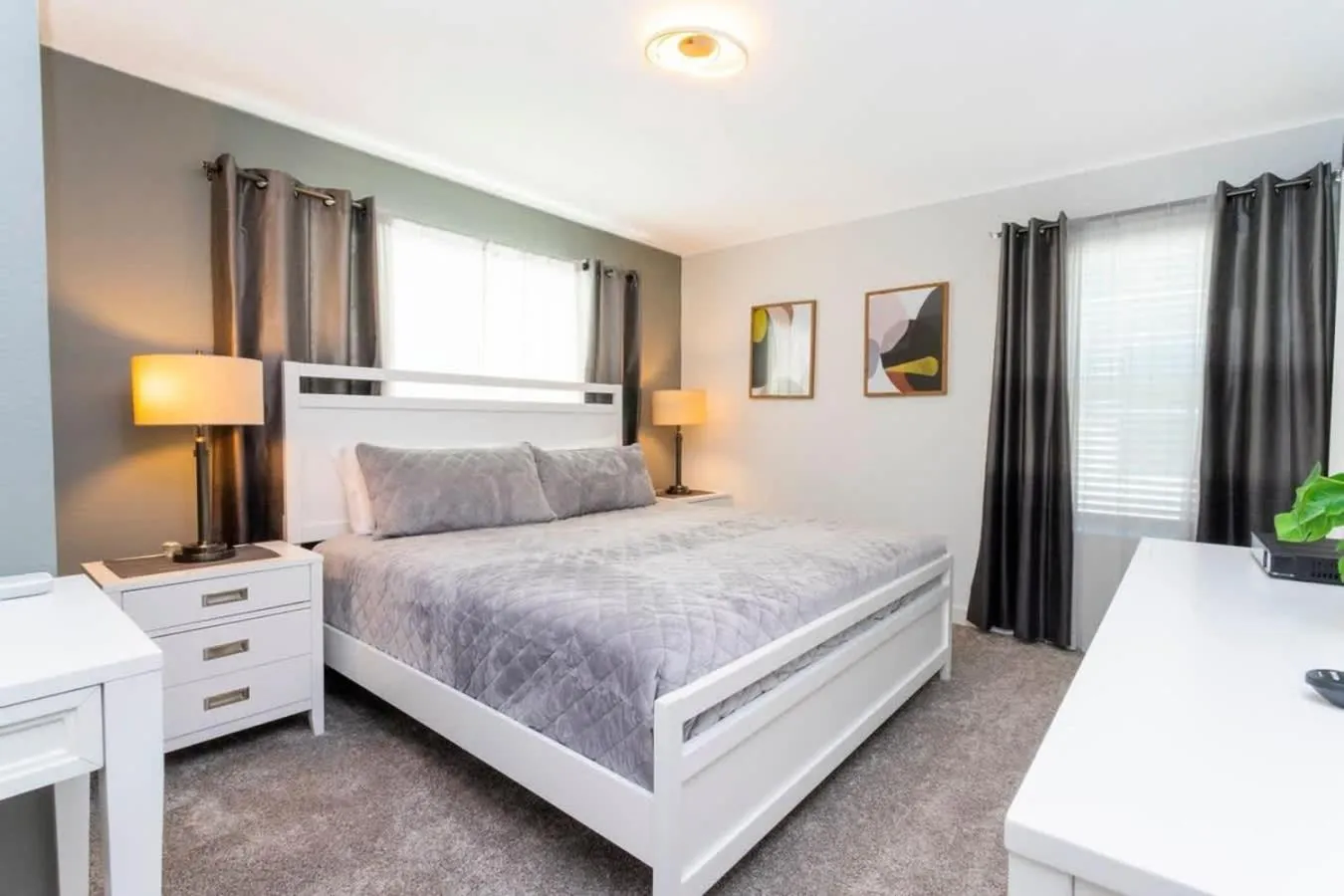 Bed in Wonderful 5 Bd Close to Disney @ Storey Lake Resort 2980