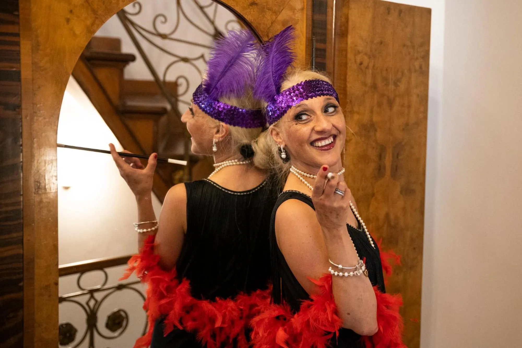 Decorative detail in Locanda Art Deco