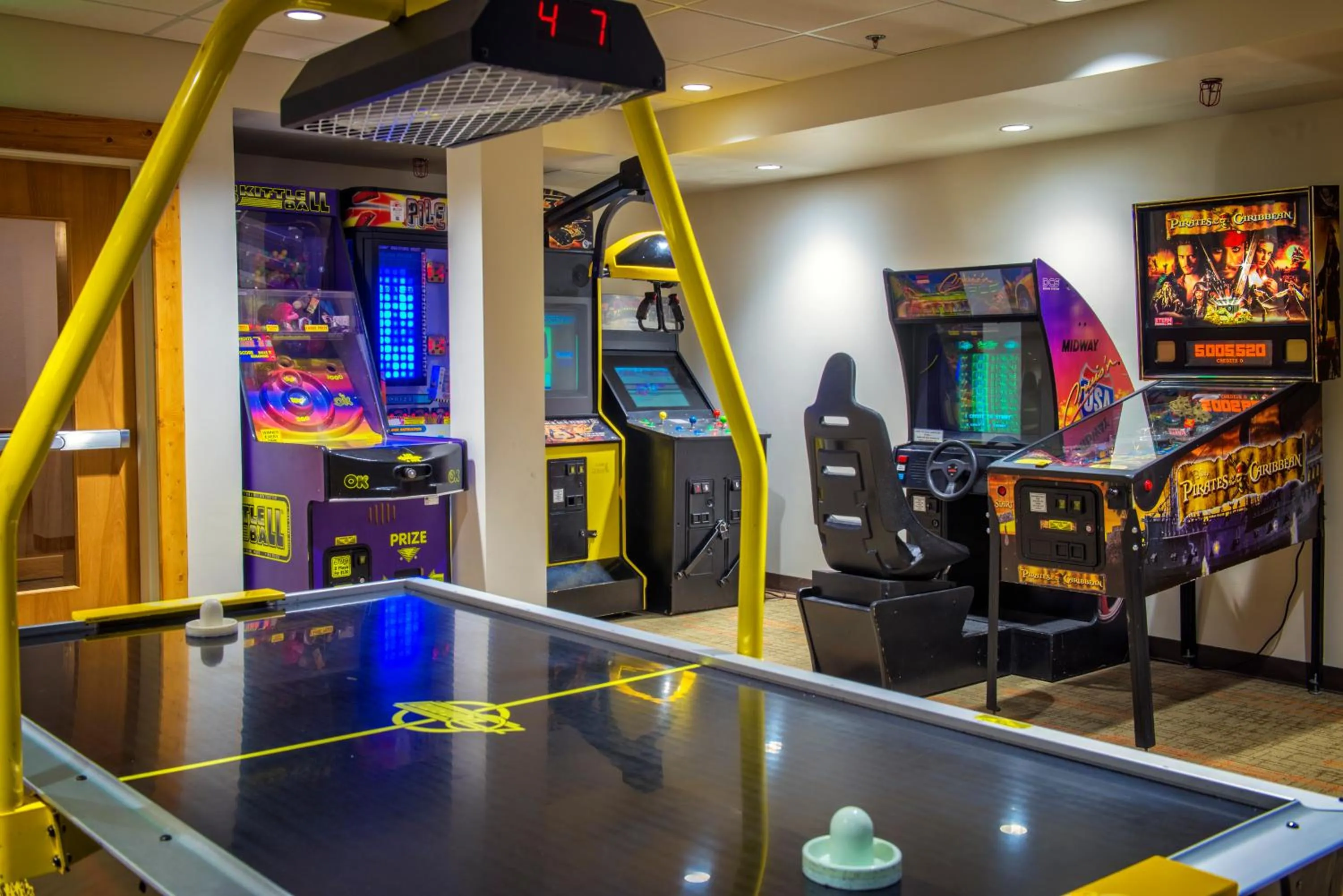 Game Room in Grand Timber Lodge