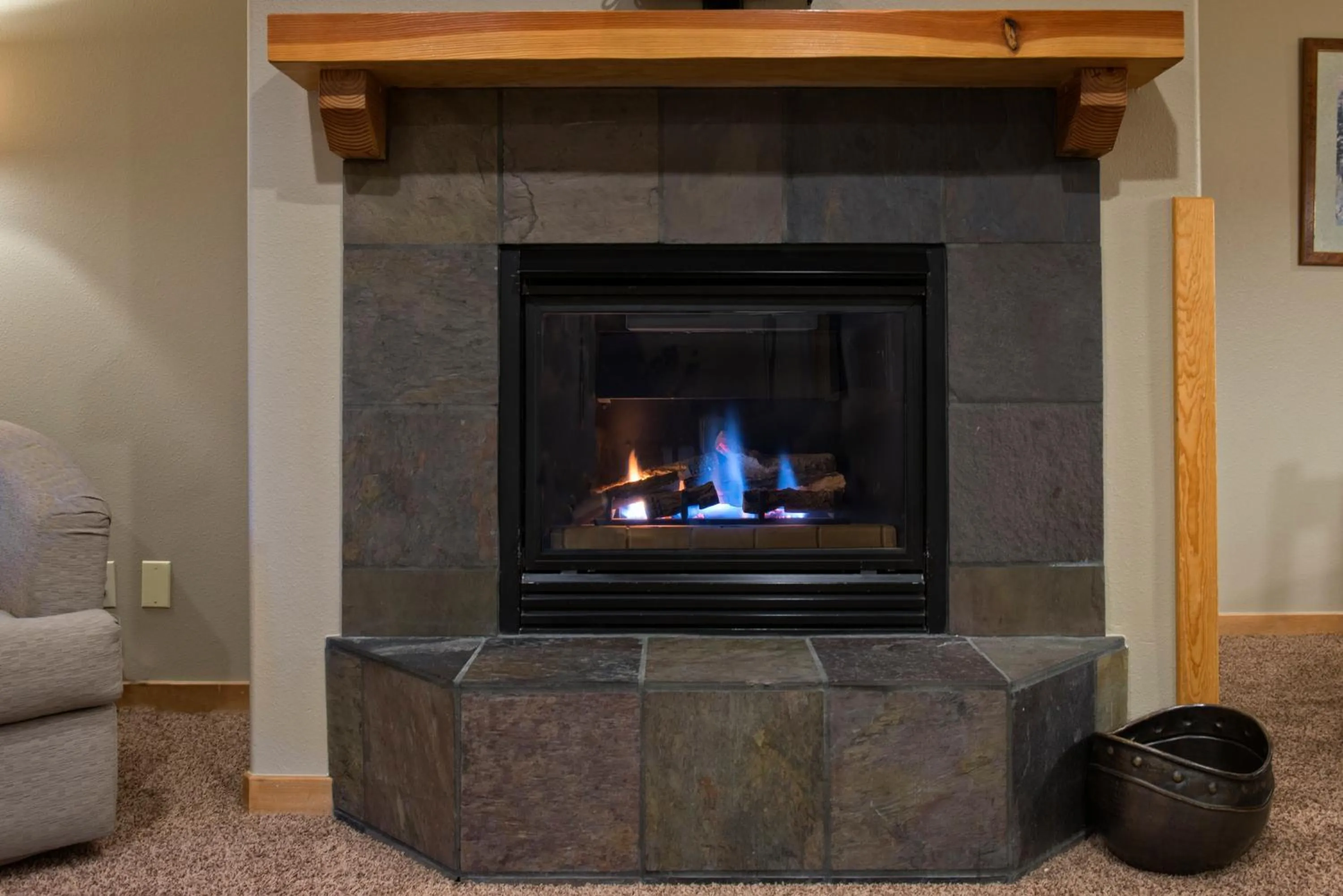 flat iron in Grand Timber Lodge