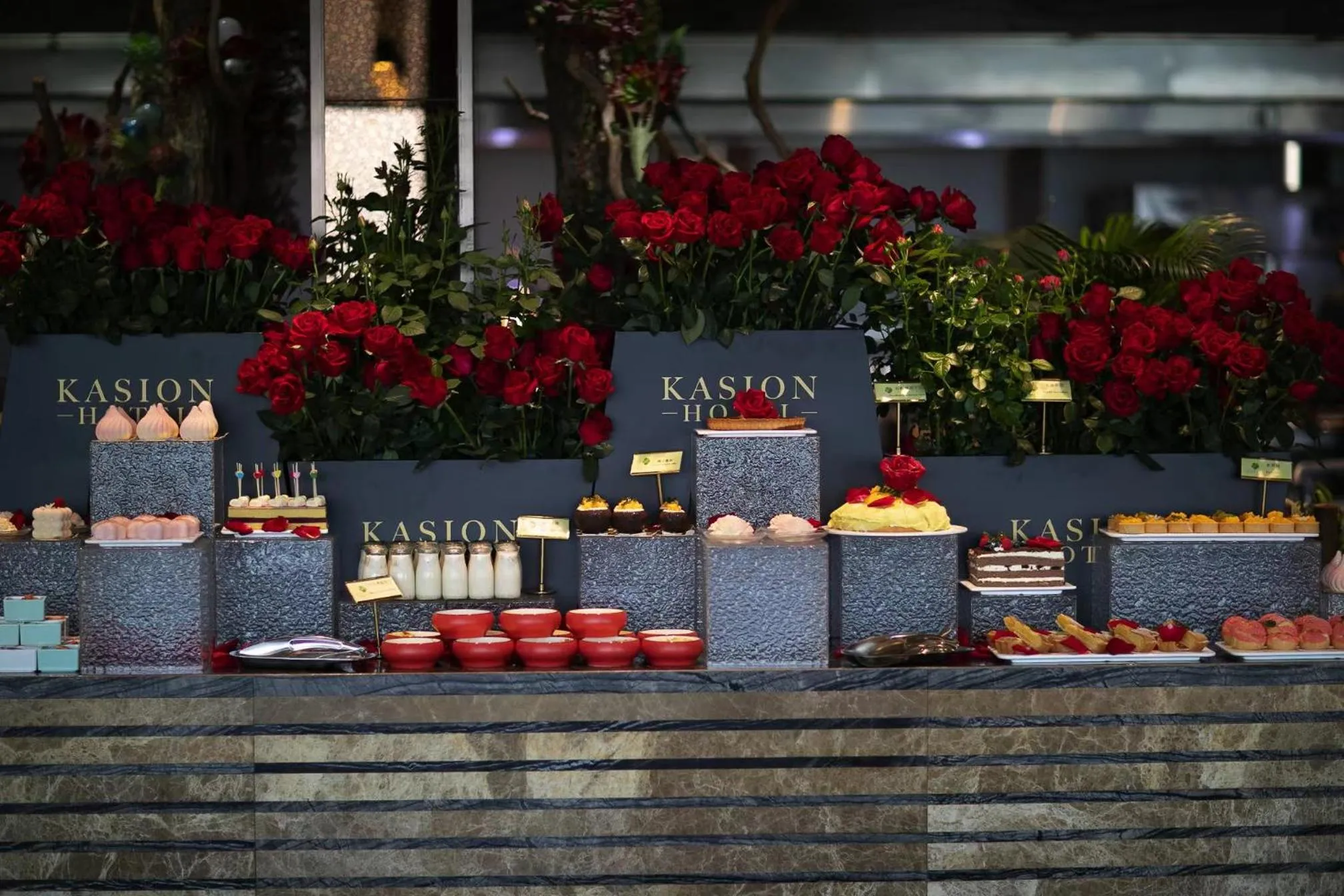 Restaurant/places to eat in Kasion International Hotel Yiwu