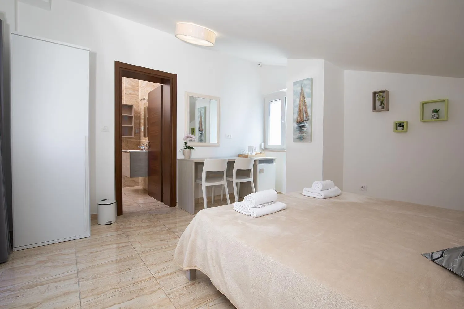 Bedroom, Bed in Apartments Villa Nina