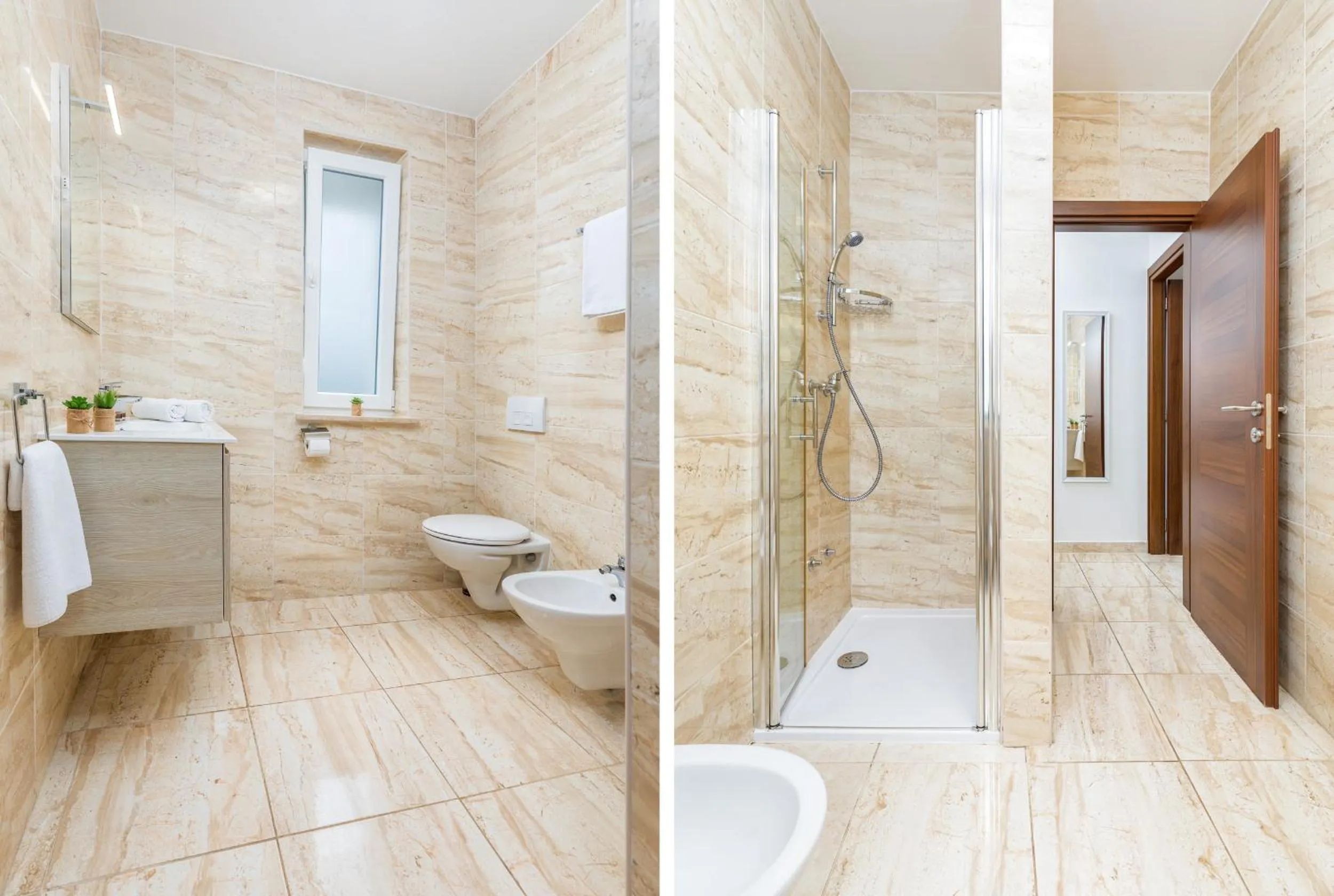 Shower in Apartments Villa Nina