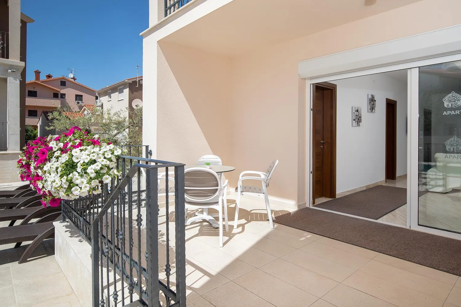 Balcony/Terrace in Apartments Villa Nina