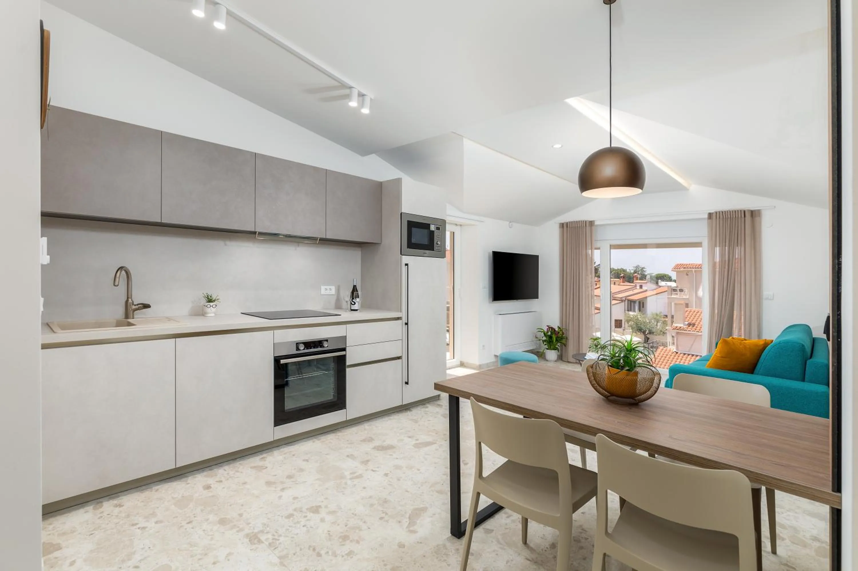 Kitchen or kitchenette in Apartments Villa Nina