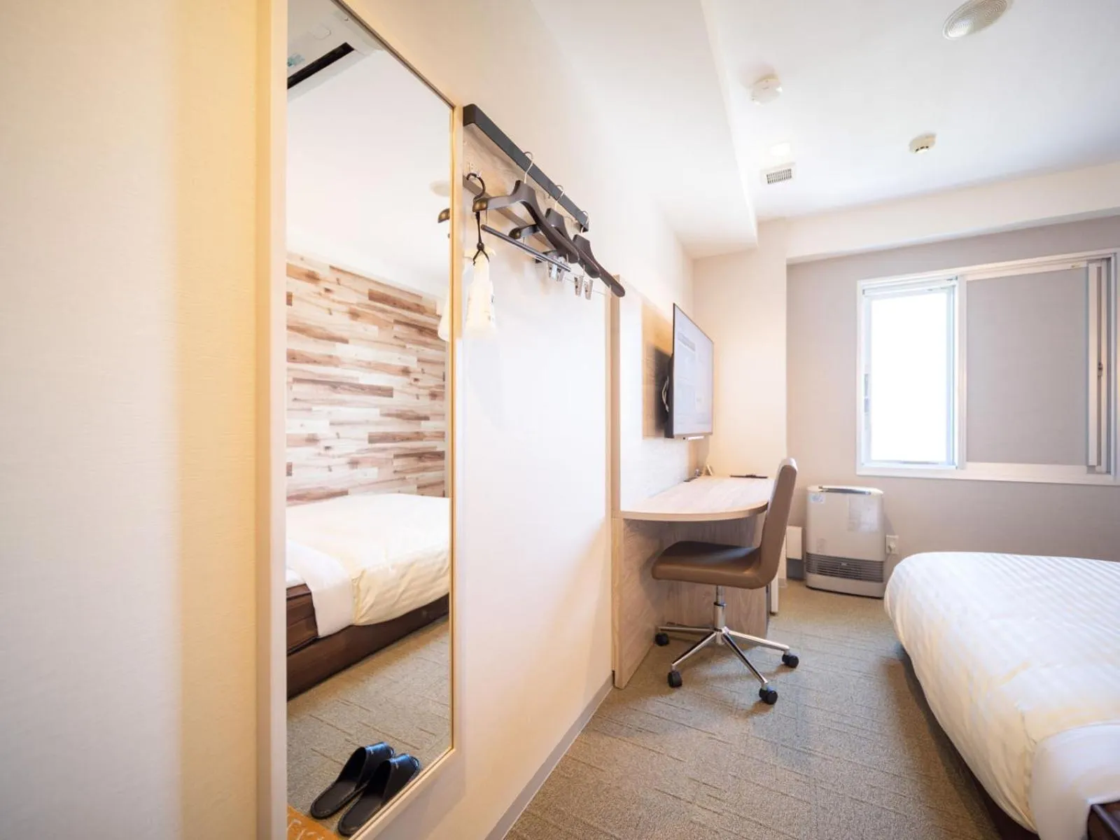 Bed in Super Hotel Kushiro-Ekimae