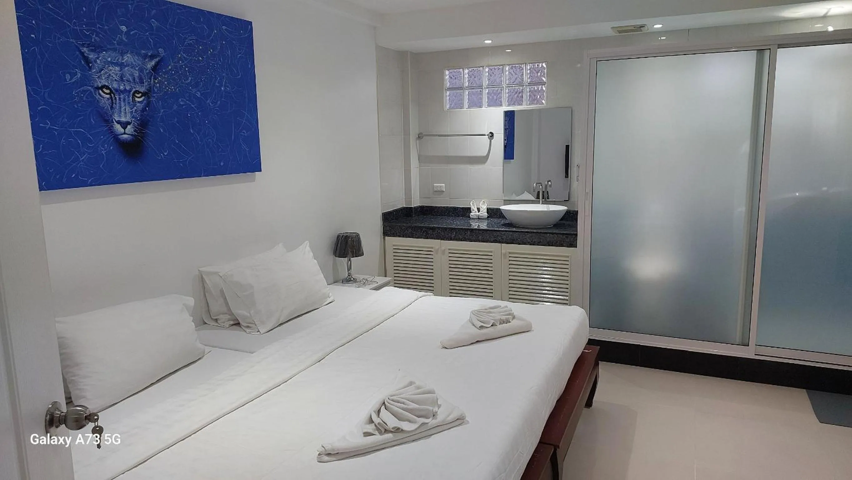 Bed in Siam Palm Residence