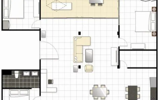 Floor plan in Siam Palm Residence