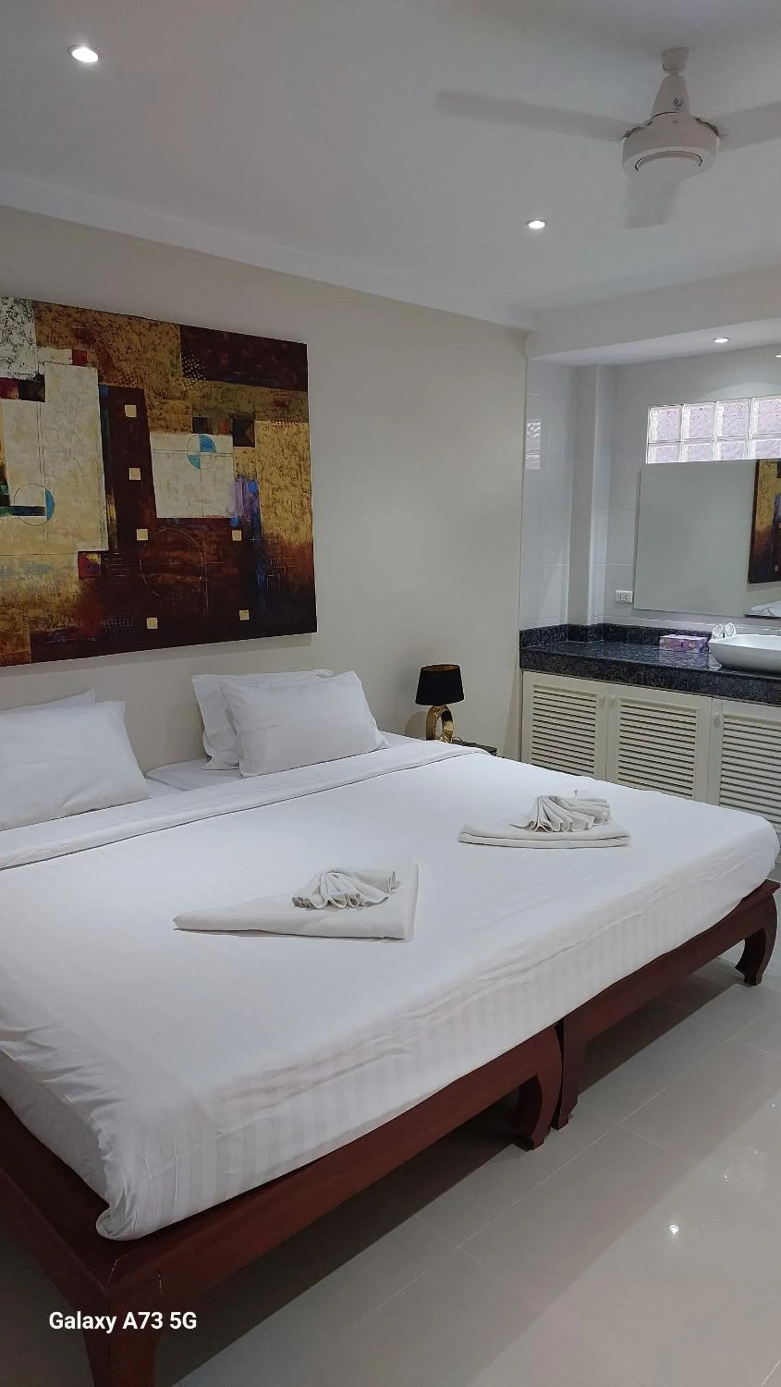 Bed in Siam Palm Residence