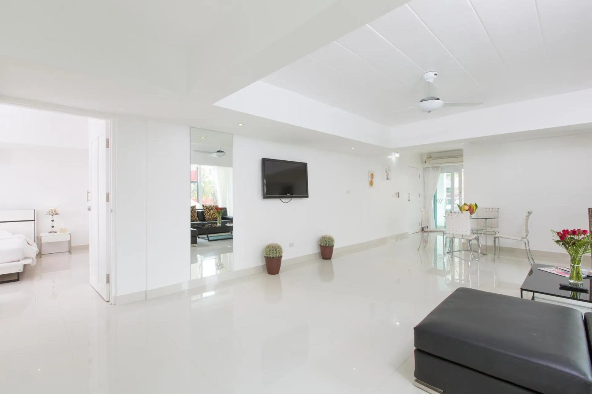 Living room in Siam Palm Residence