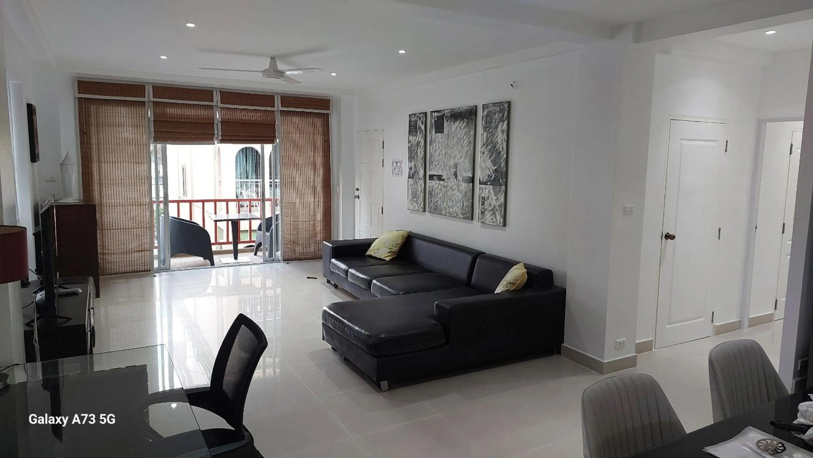 Seating area in Siam Palm Residence