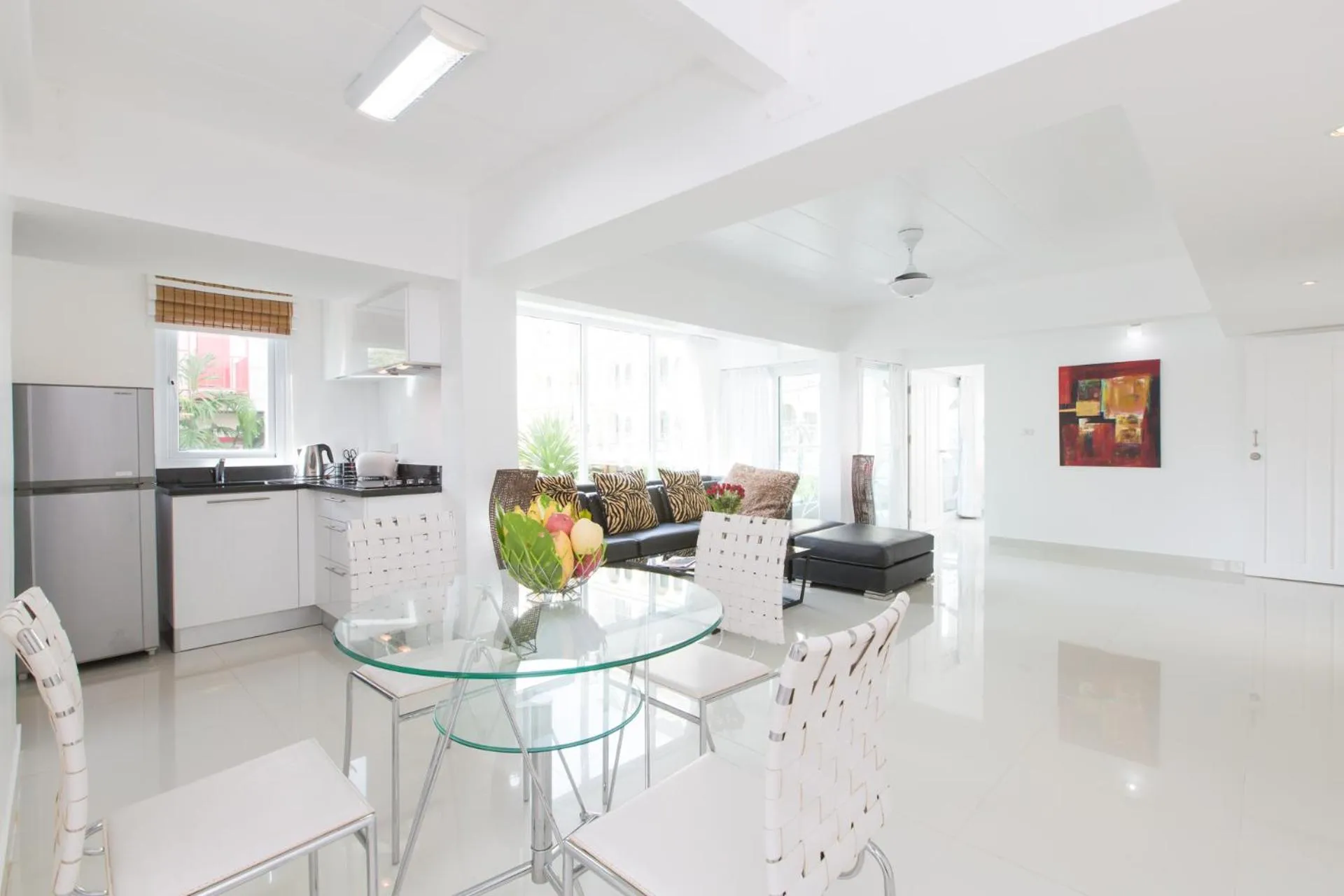 Living room in Siam Palm Residence