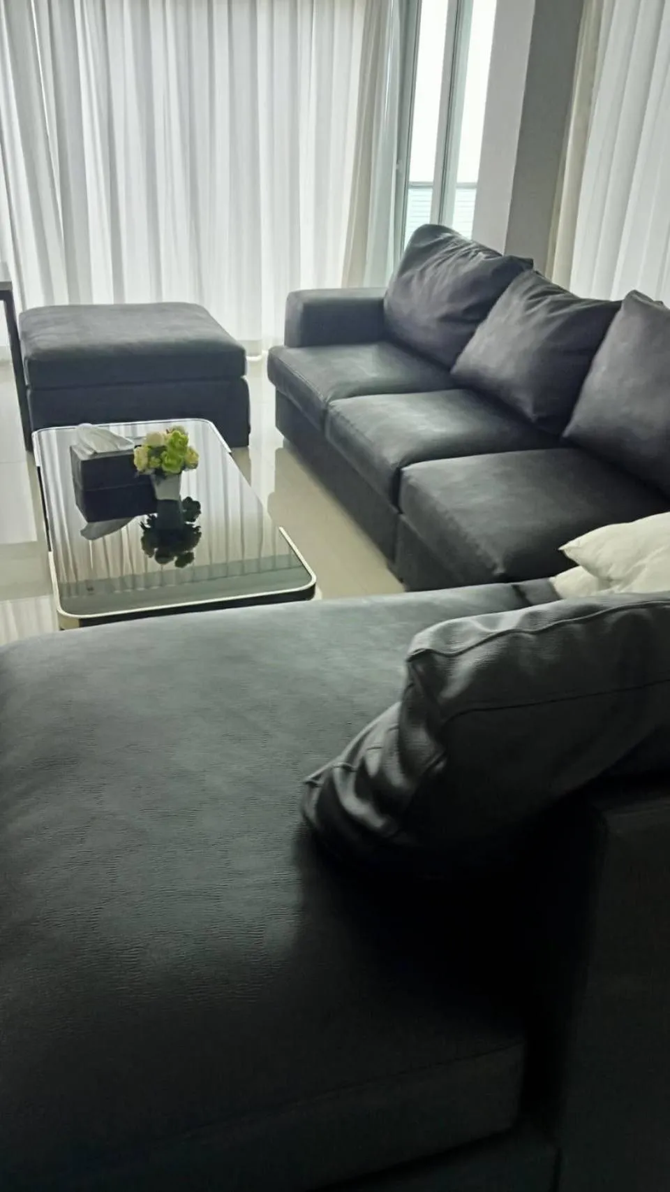 Living room in Siam Palm Residence