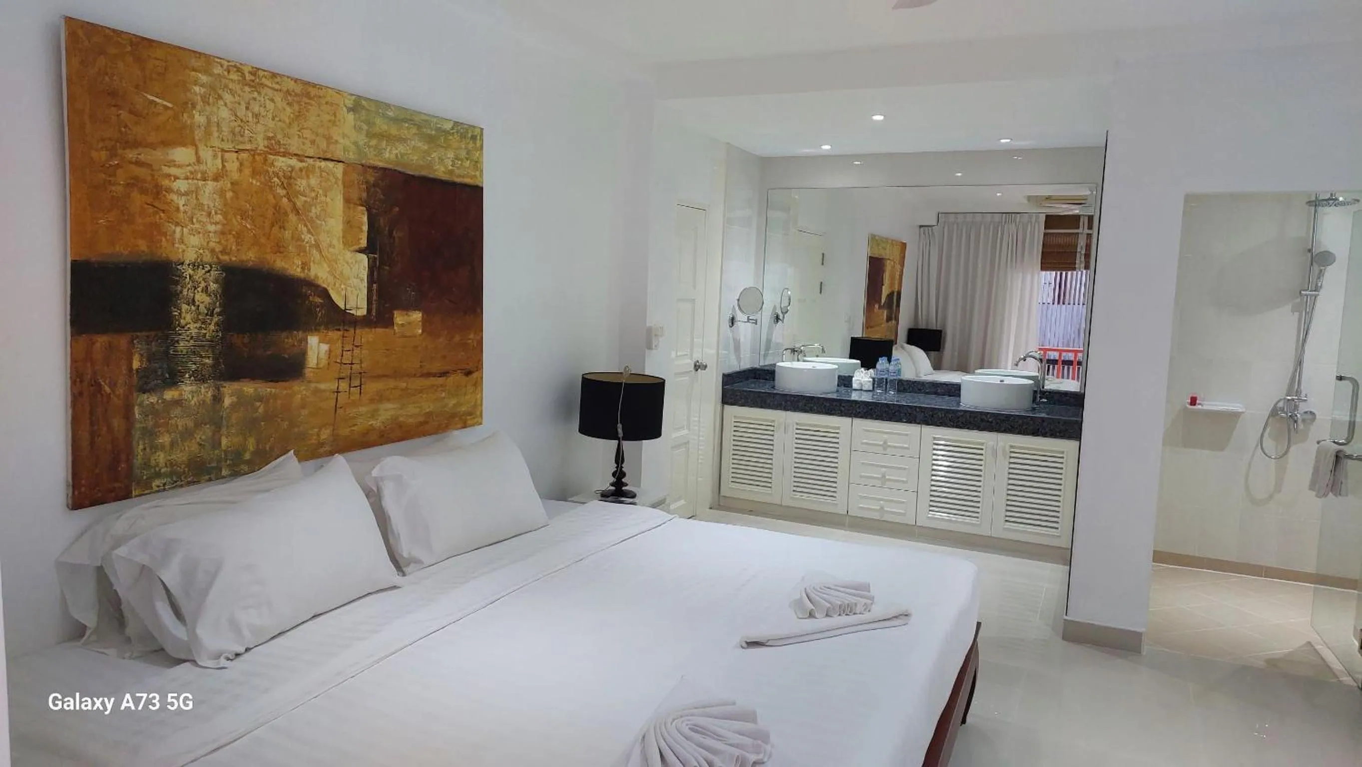 Bed in Siam Palm Residence