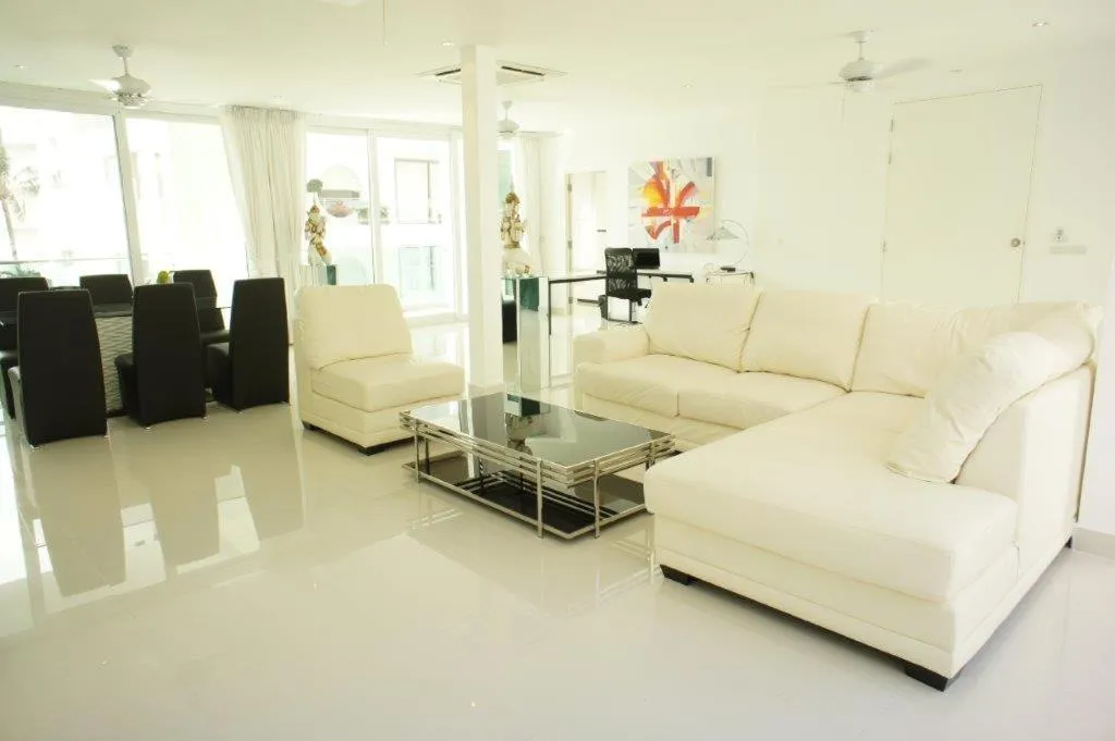 Living room in Siam Palm Residence