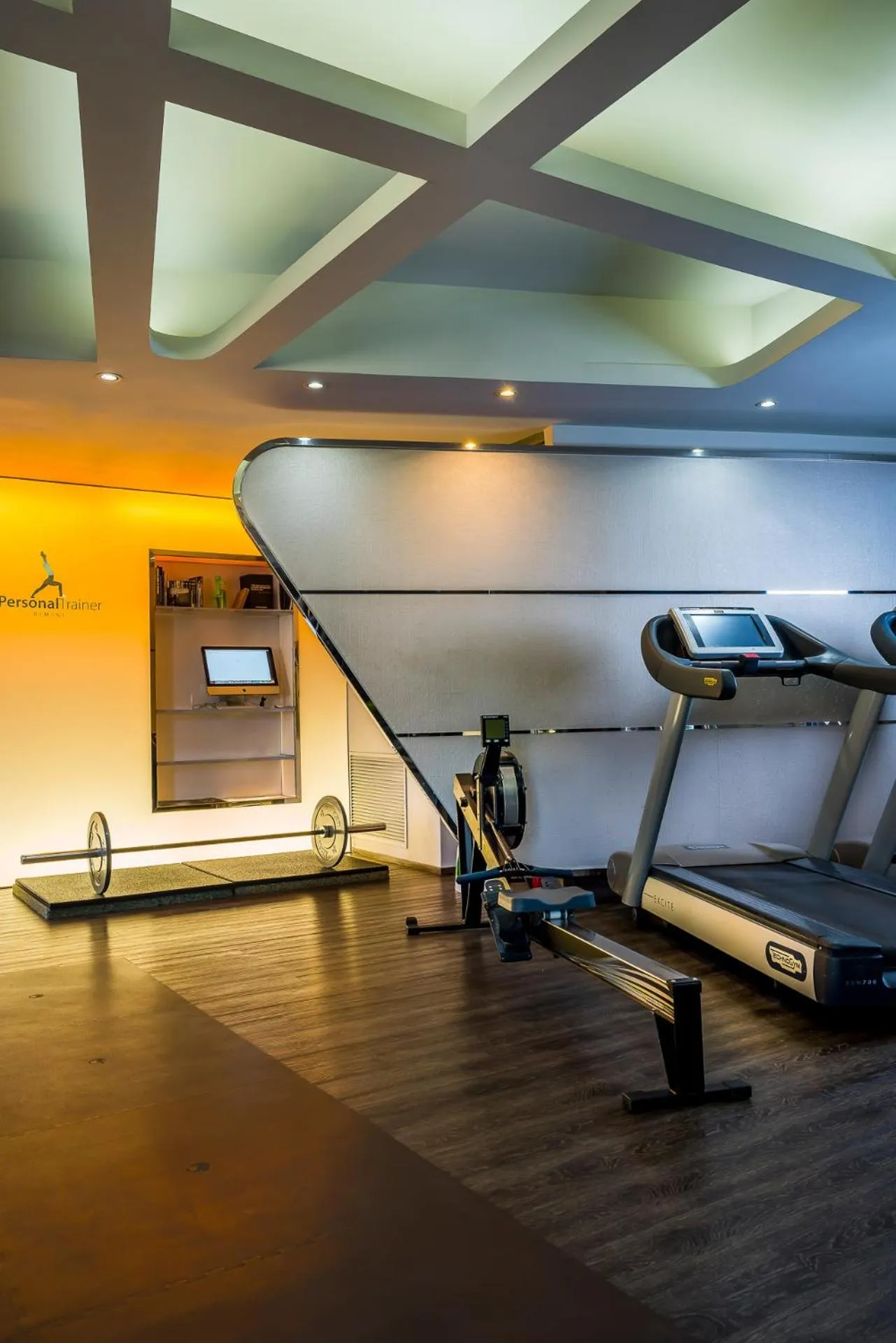 Fitness centre/facilities in Hotel Villa Rosa Riviera
