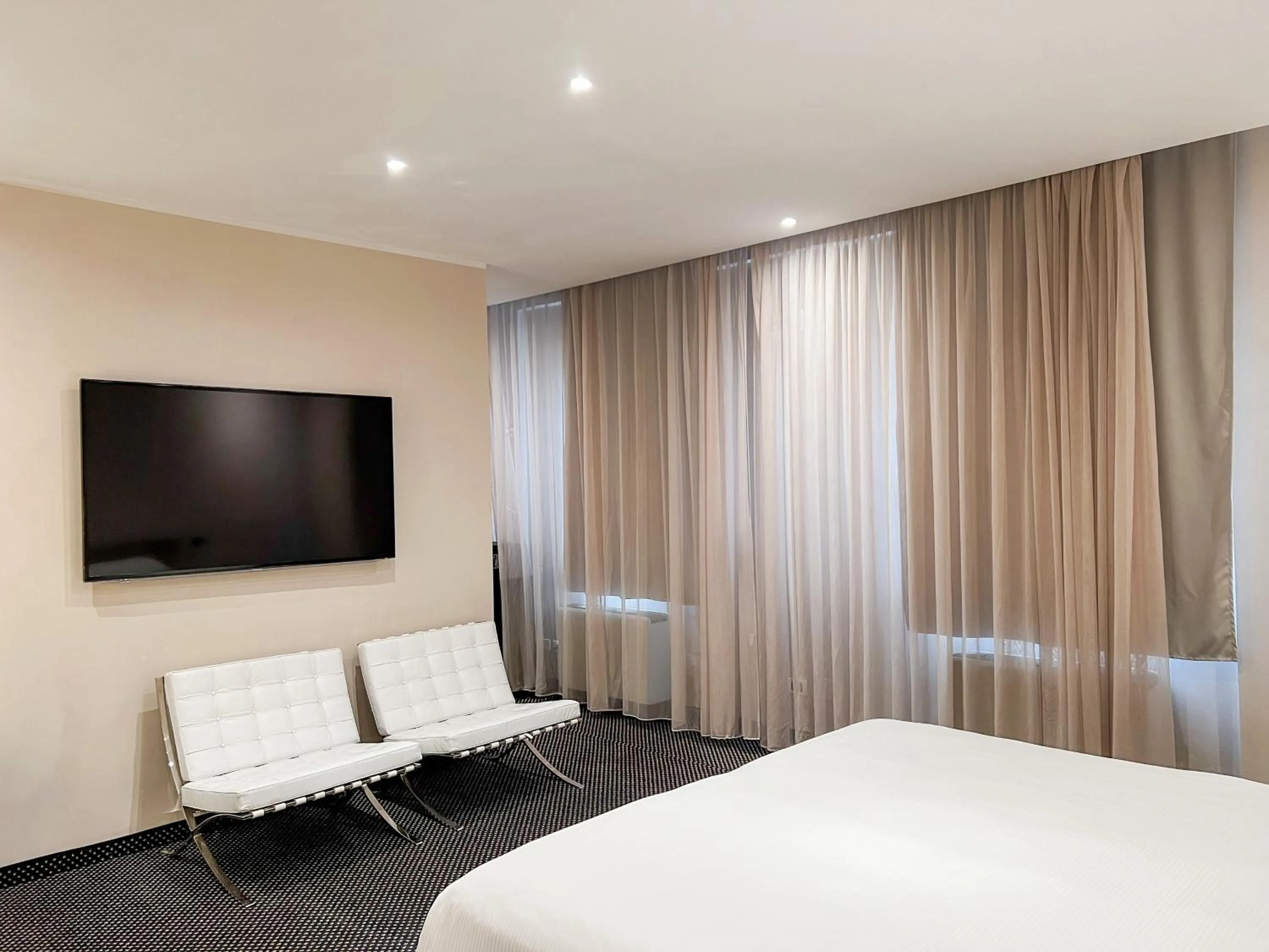 Bedroom, Bed in Hotel Villa Rosa Riviera