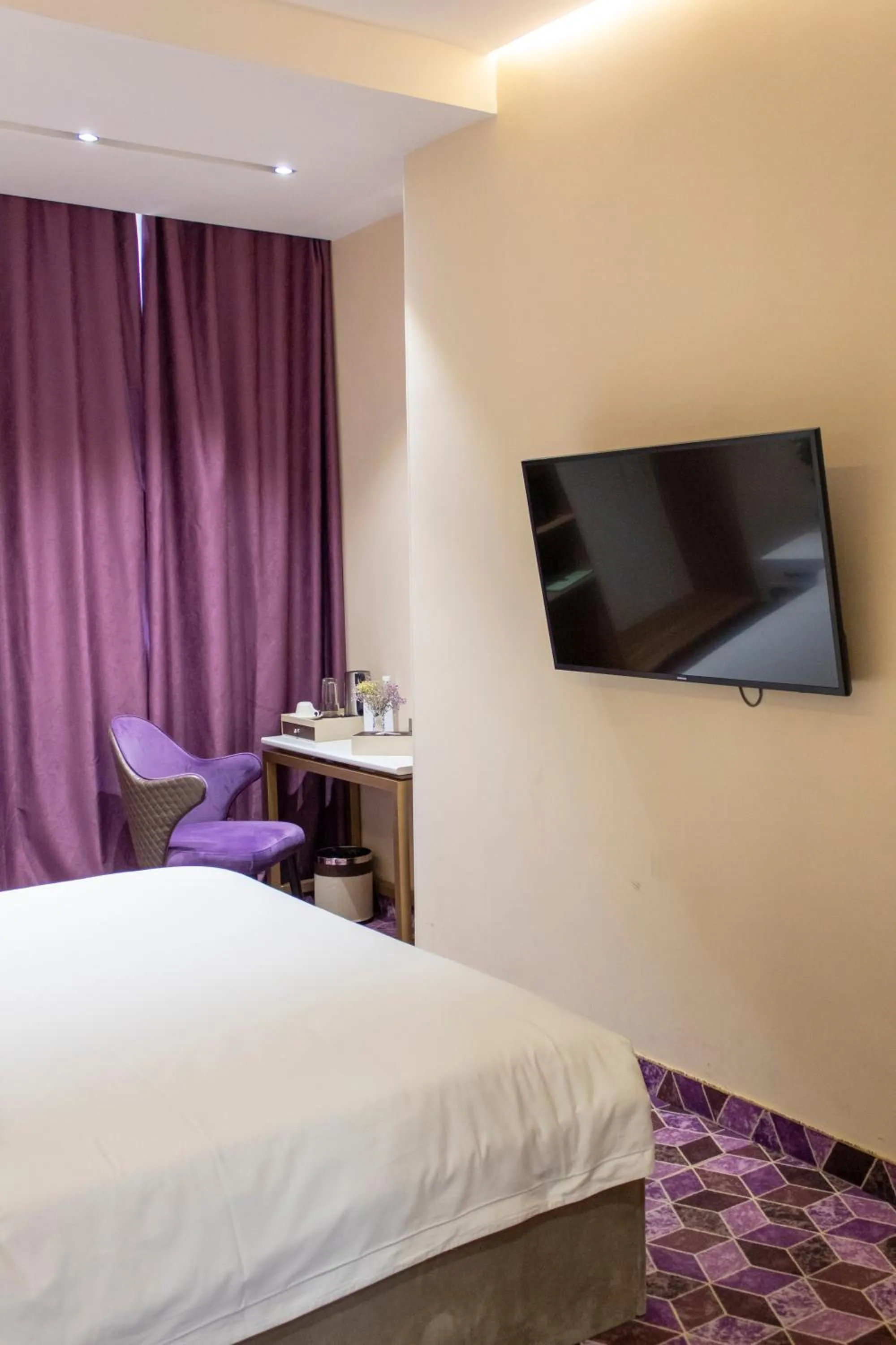 Photo of the whole room, Bed in Orient Hotel Bishkek