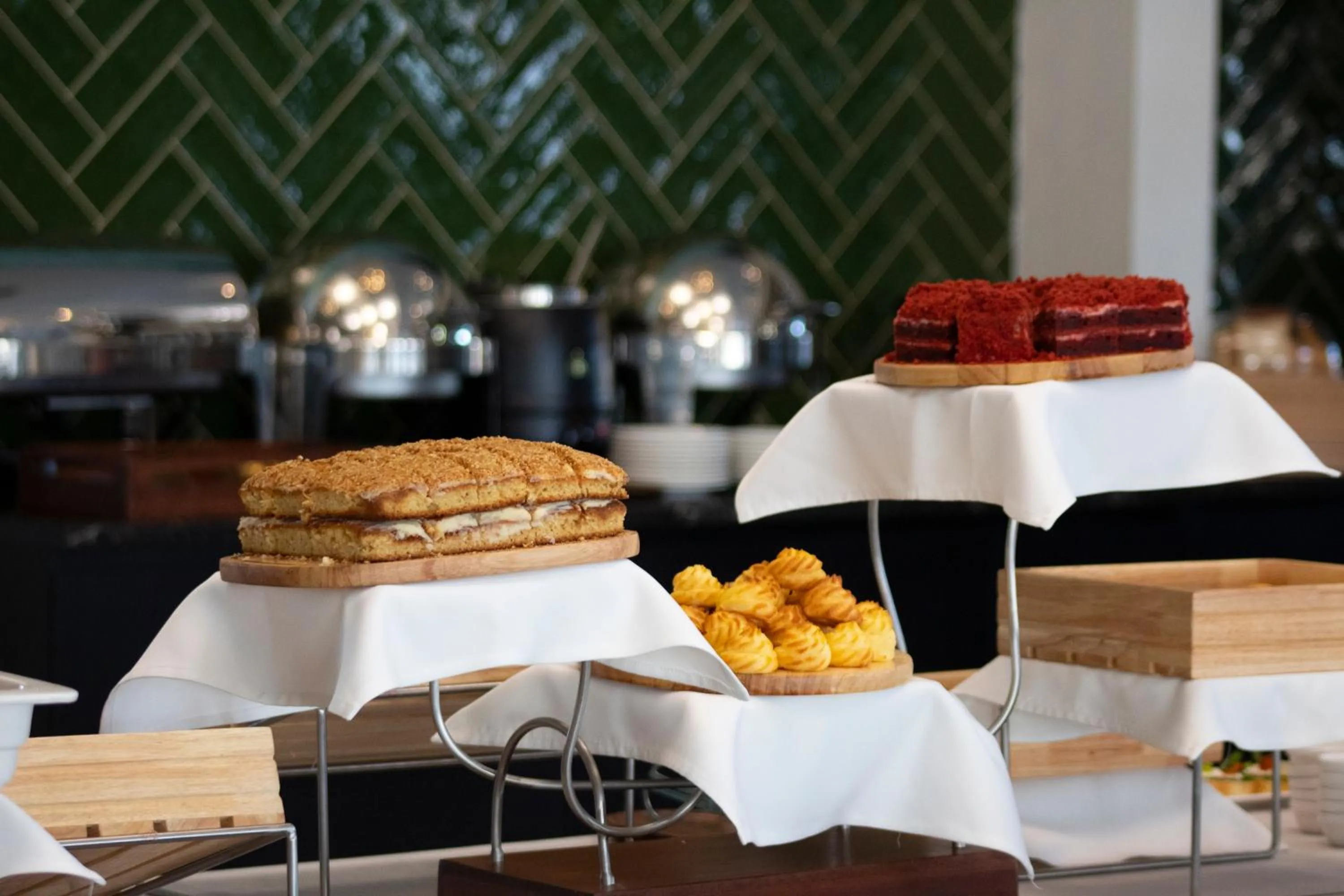 Buffet breakfast in Orient Hotel Bishkek