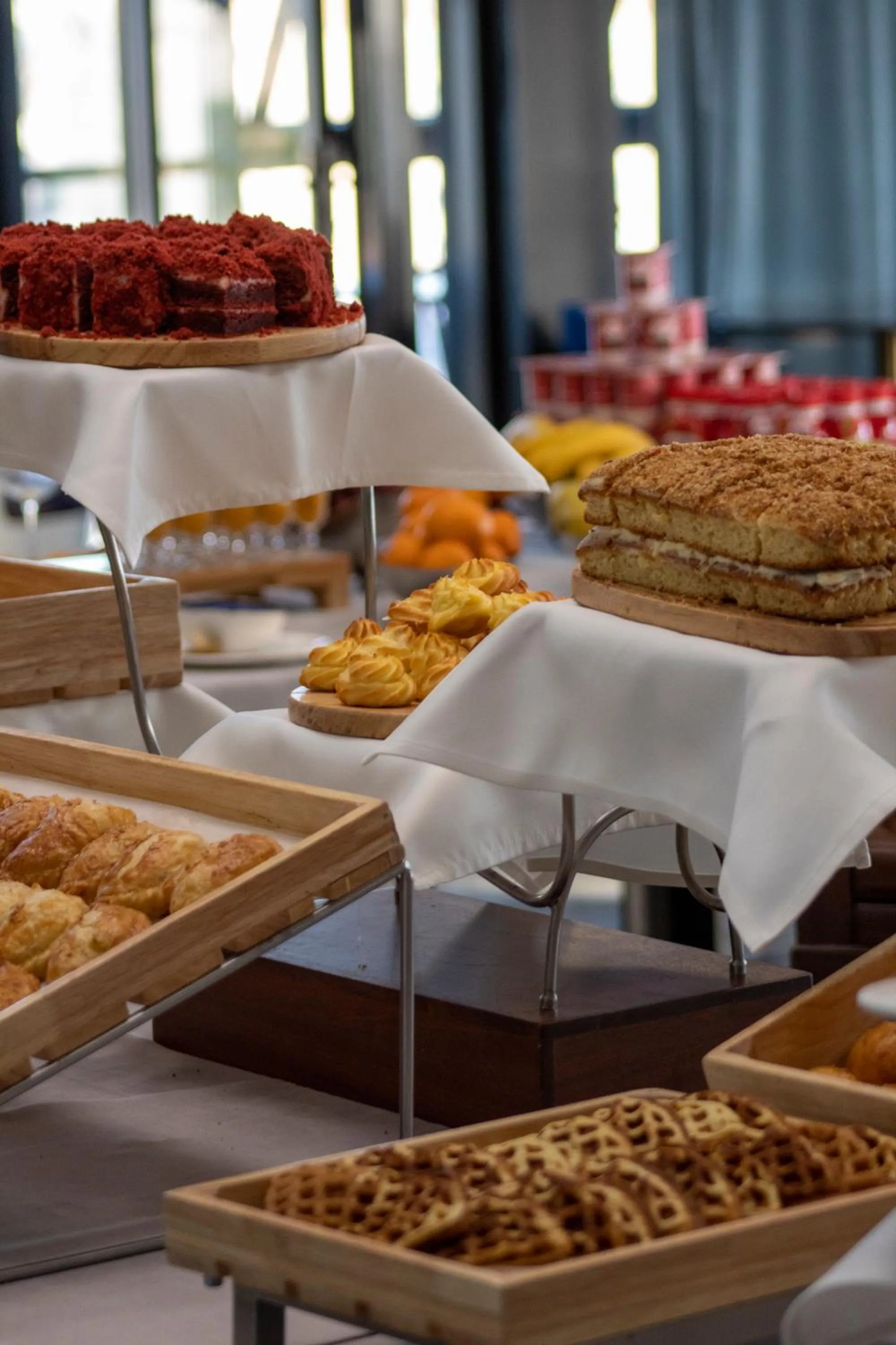 Buffet breakfast in Orient Hotel Bishkek