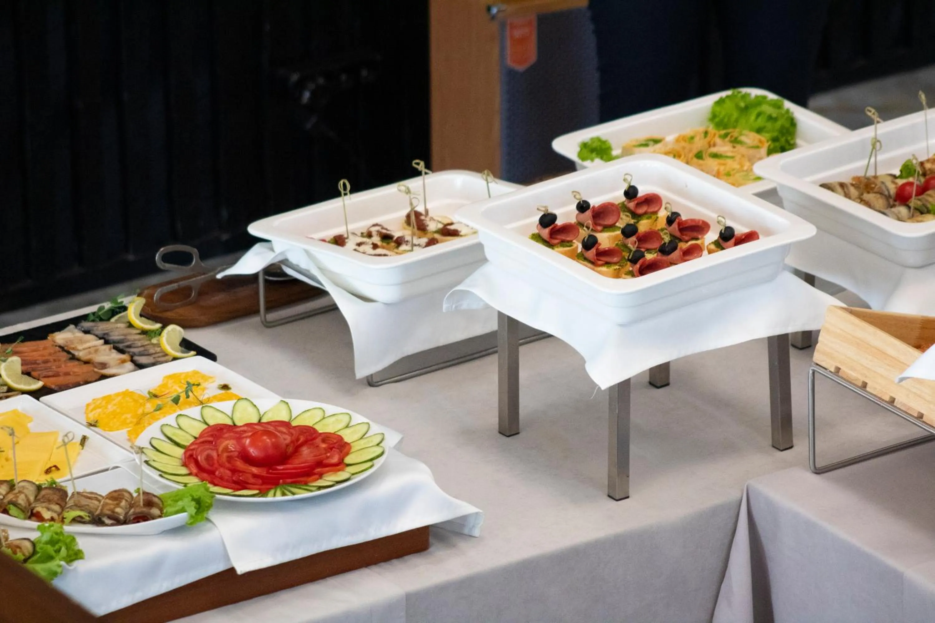 Buffet breakfast in Orient Hotel Bishkek