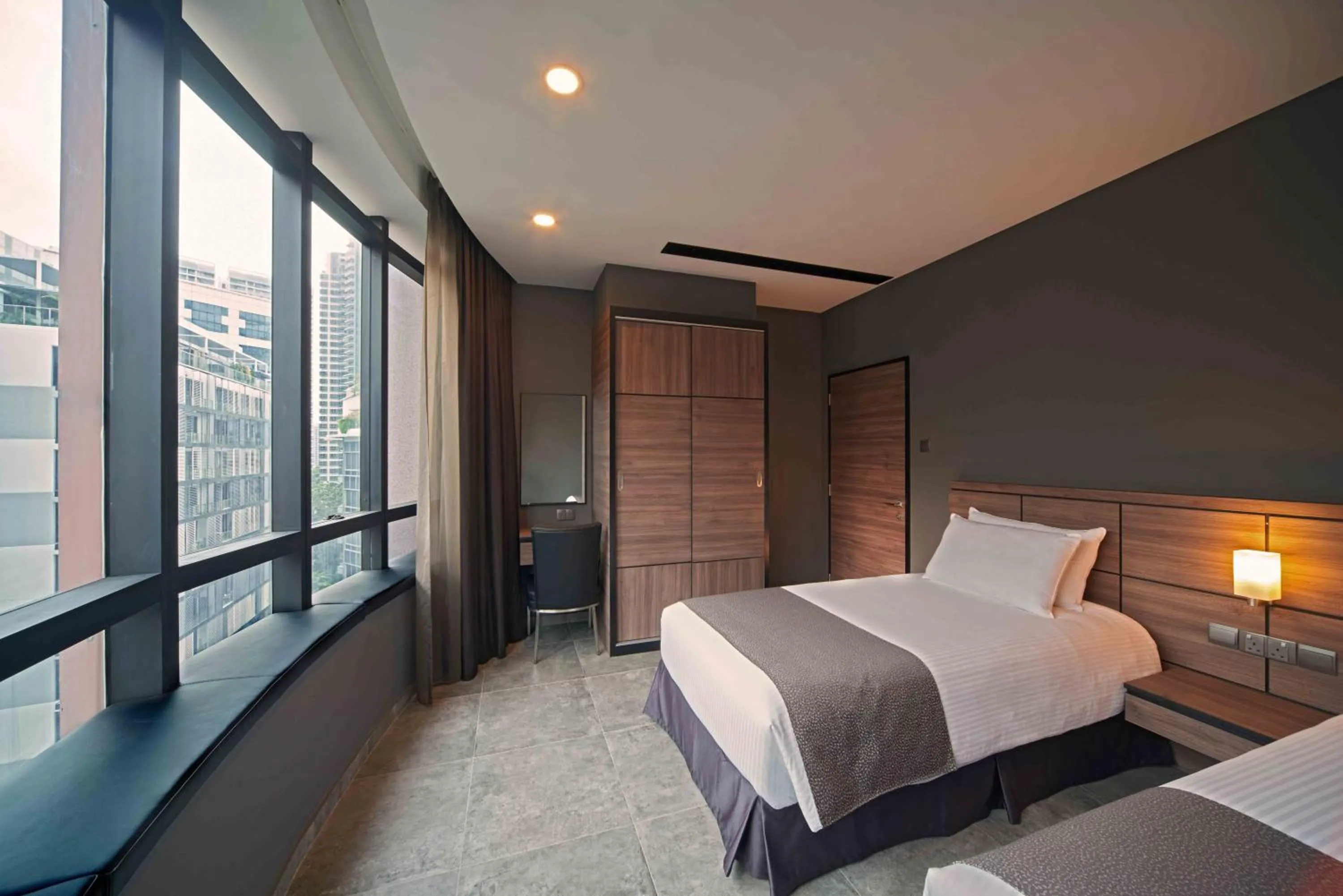 Bedroom, Bed in Orchard Grand Court