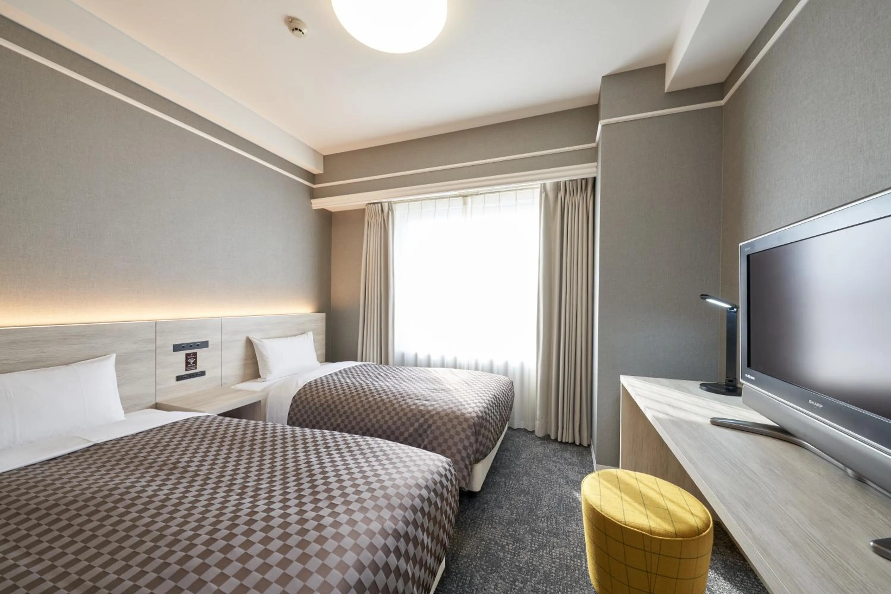 Photo of the whole room, Bed in The OneFive Garden Kurashiki