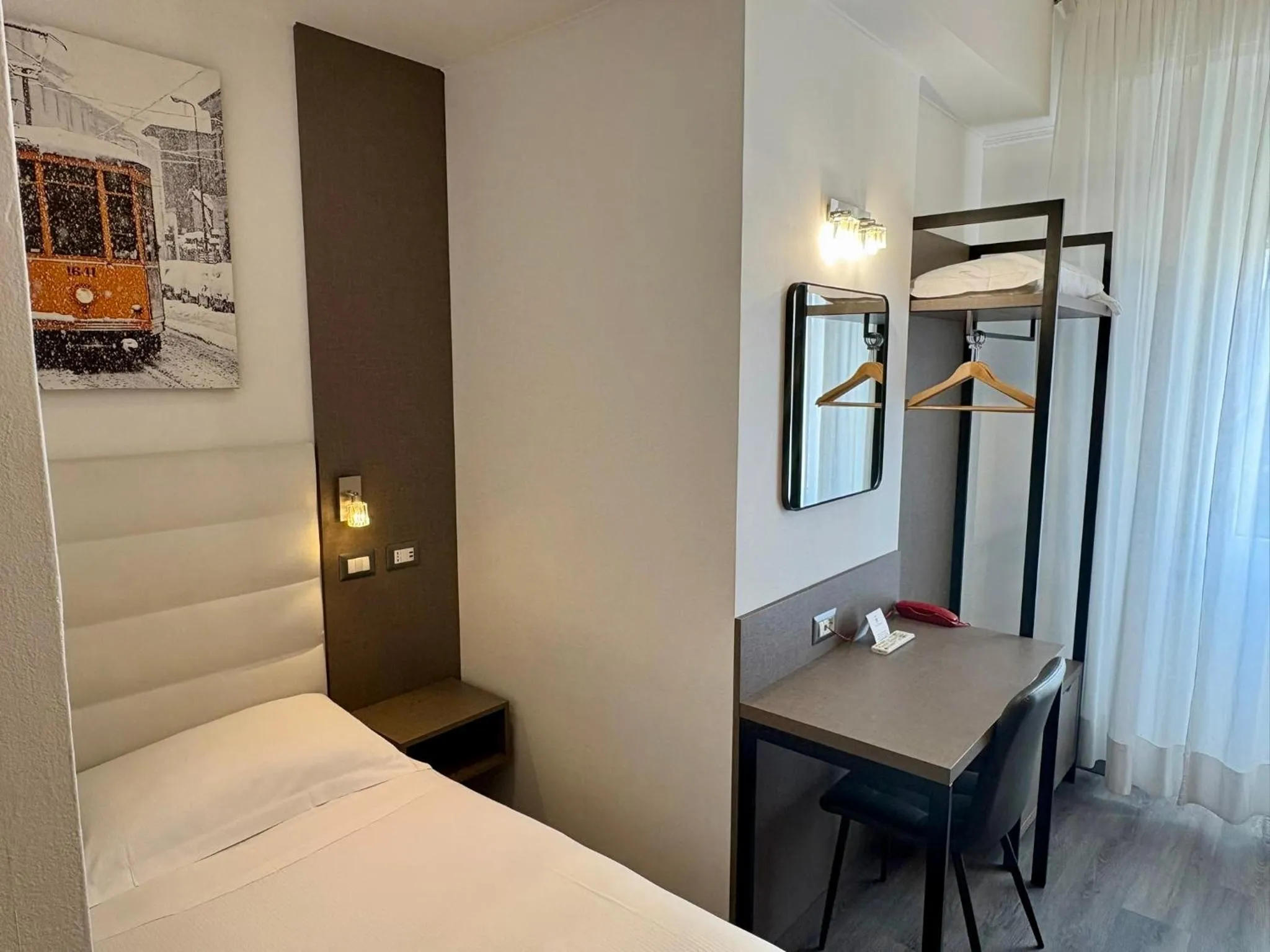 Bed in Hotel Perugino