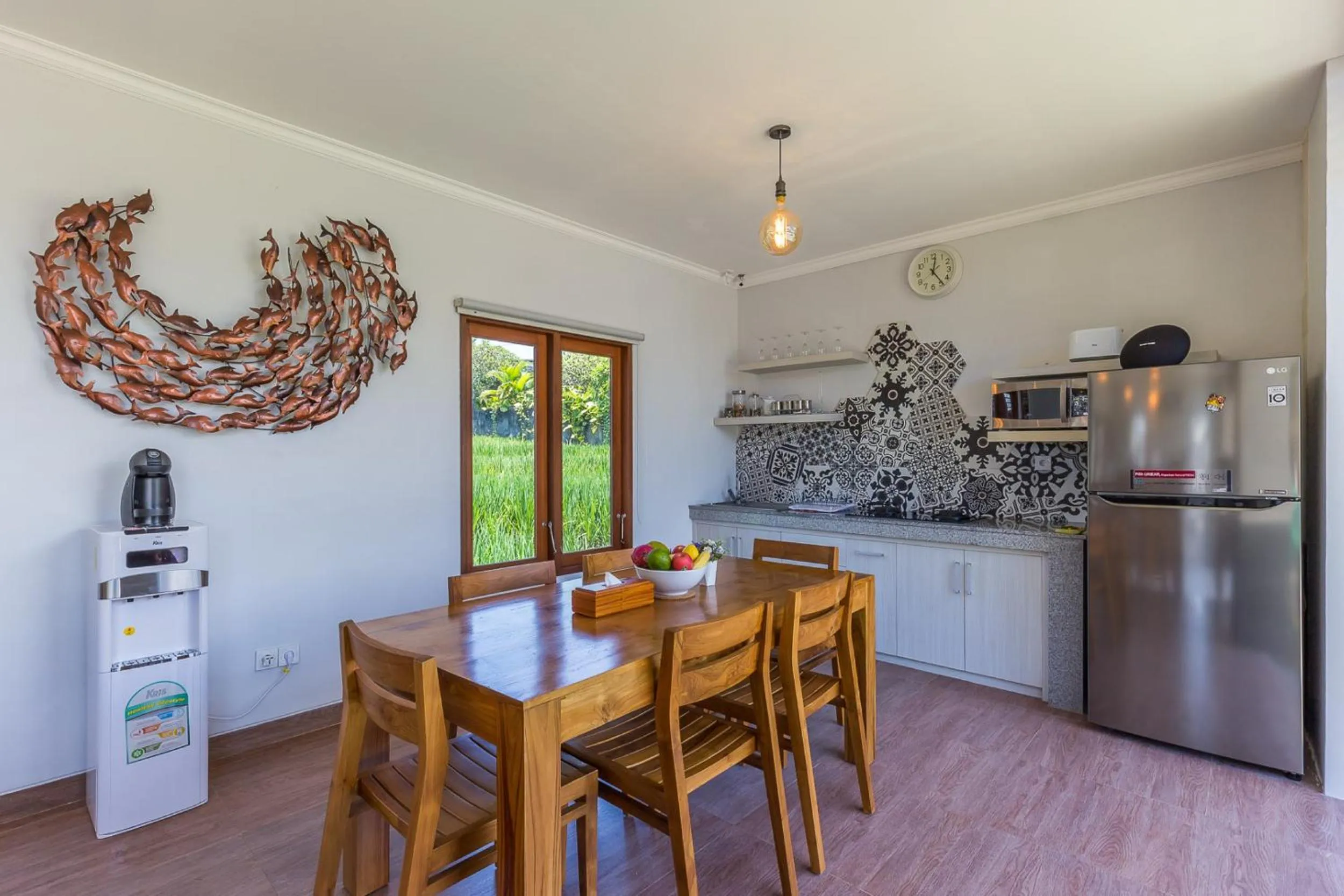 Communal kitchen in Ayuna Suites Canggu