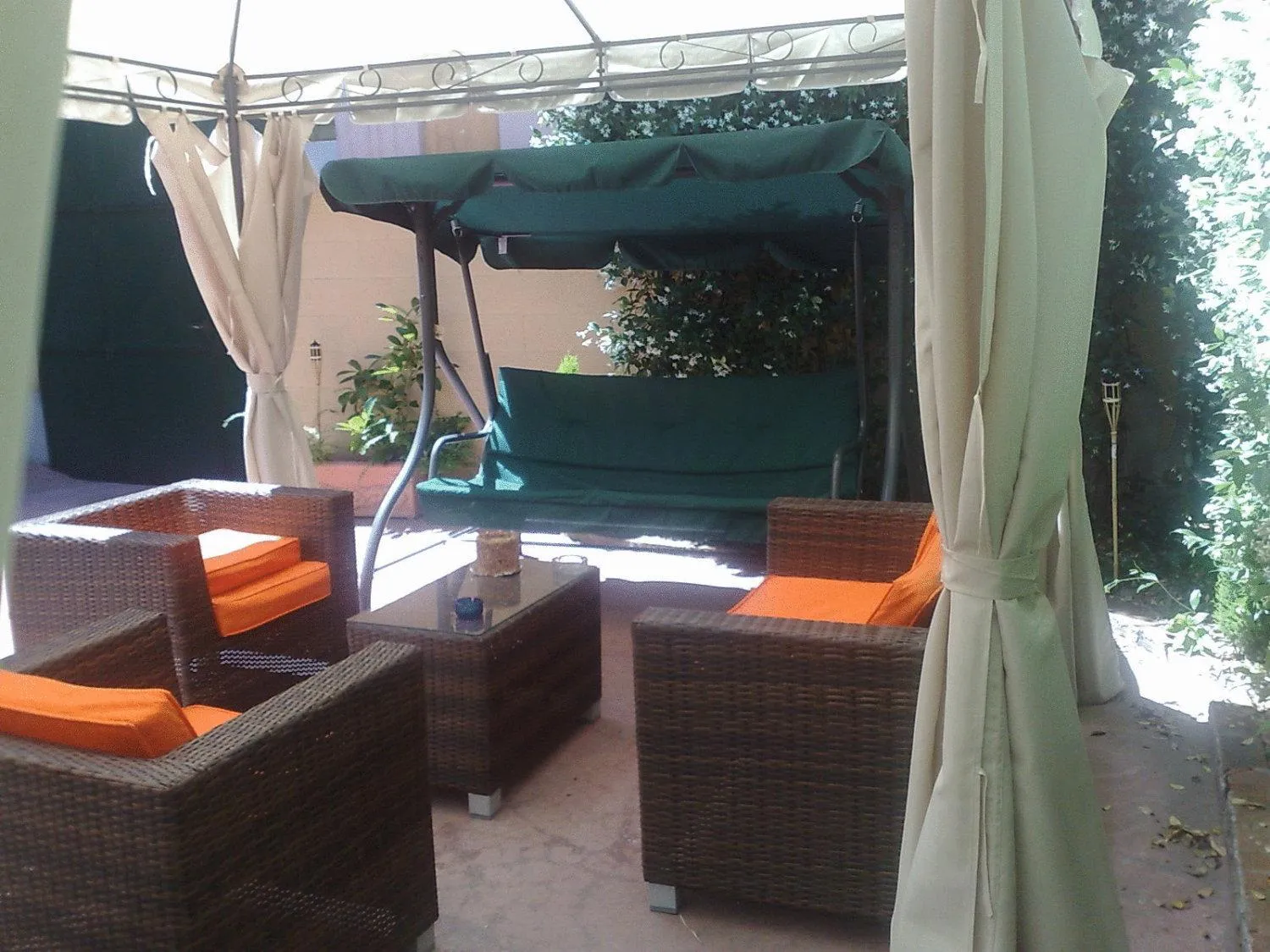 Patio in Hotel Bogart Milano