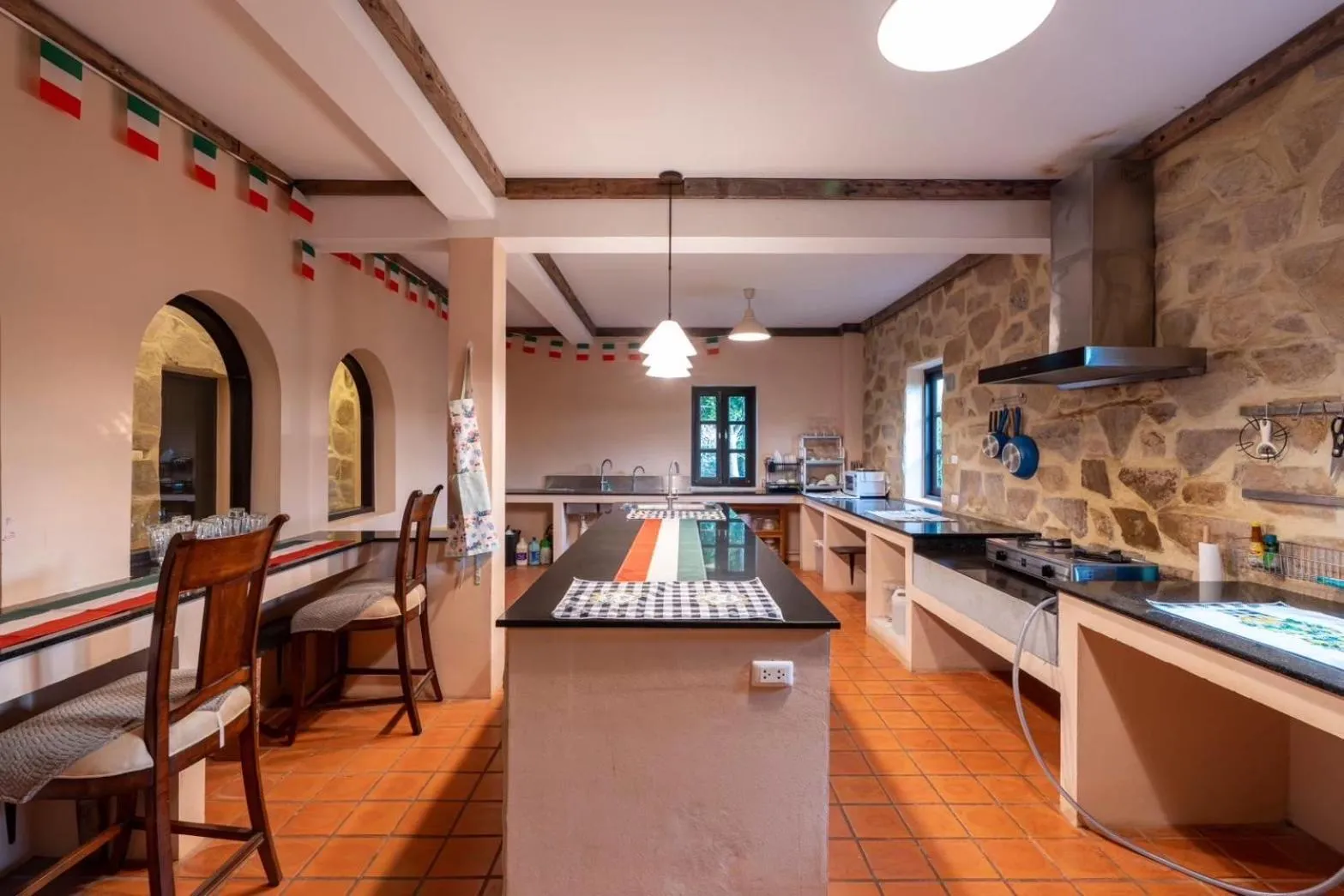 Kitchen or kitchenette in Villa Malinee Khao Yai 6 Bedrooms Italian Private Villa