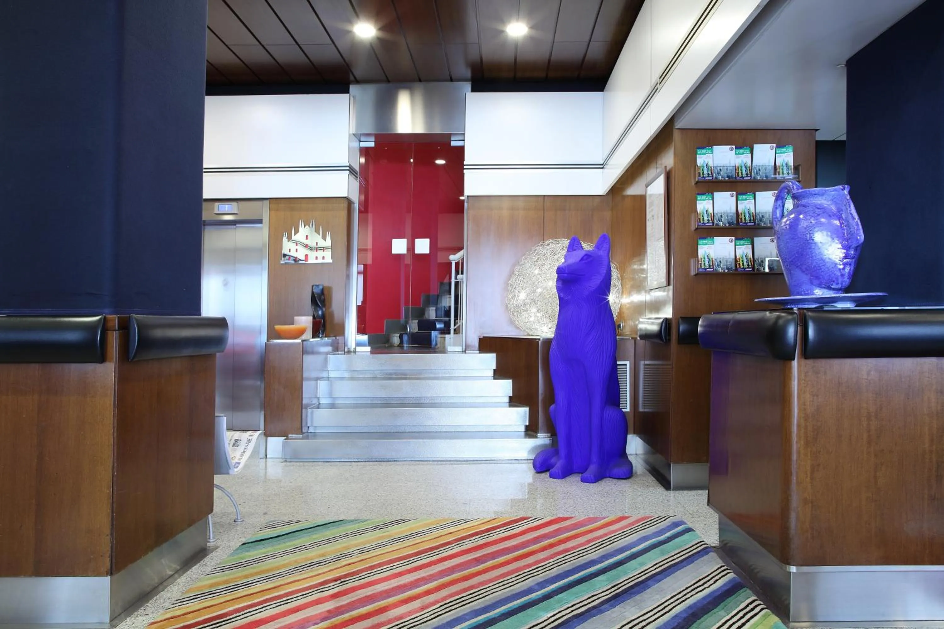 Lobby or reception in Hotel Mediolanum