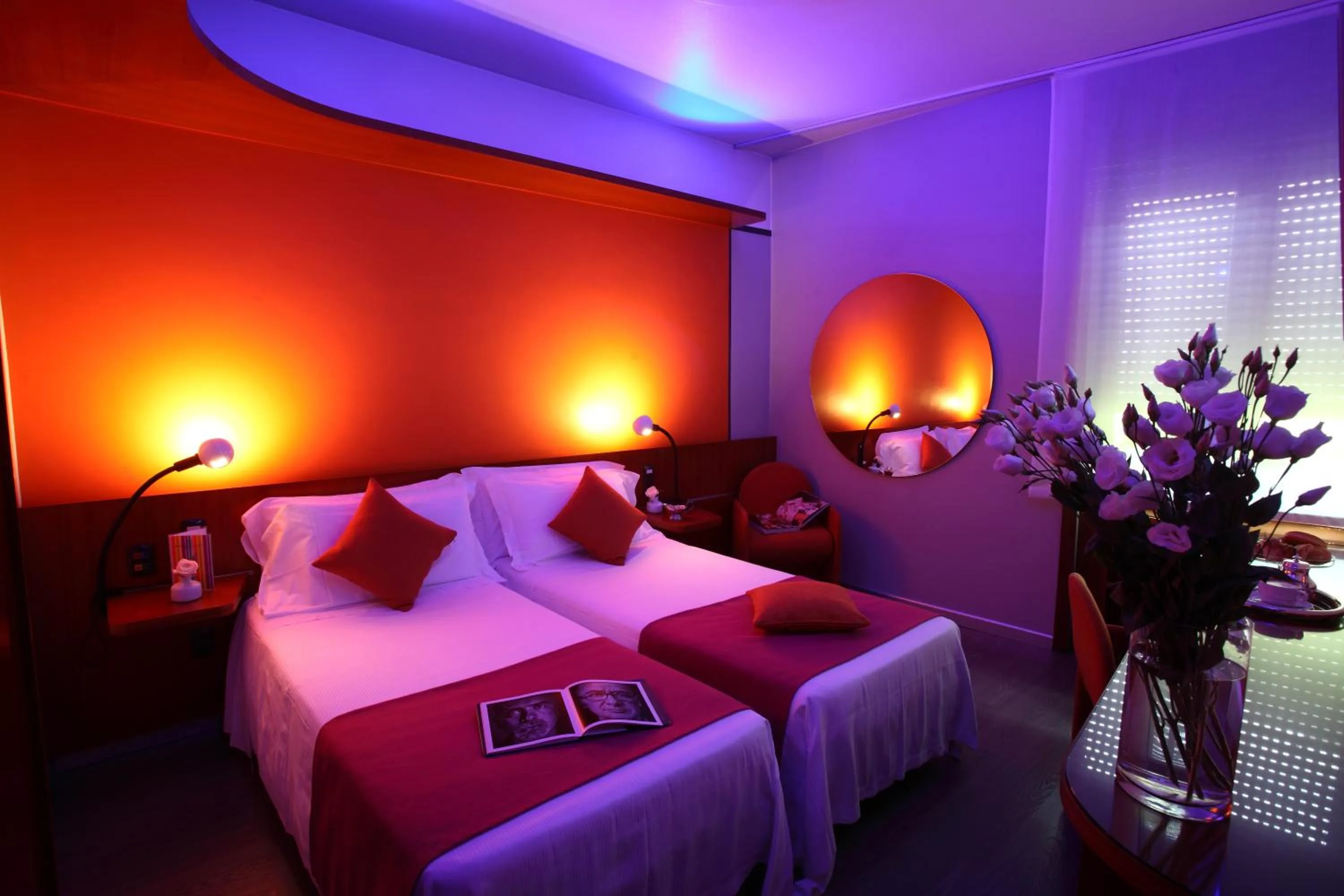 Bed in Hotel Mediolanum