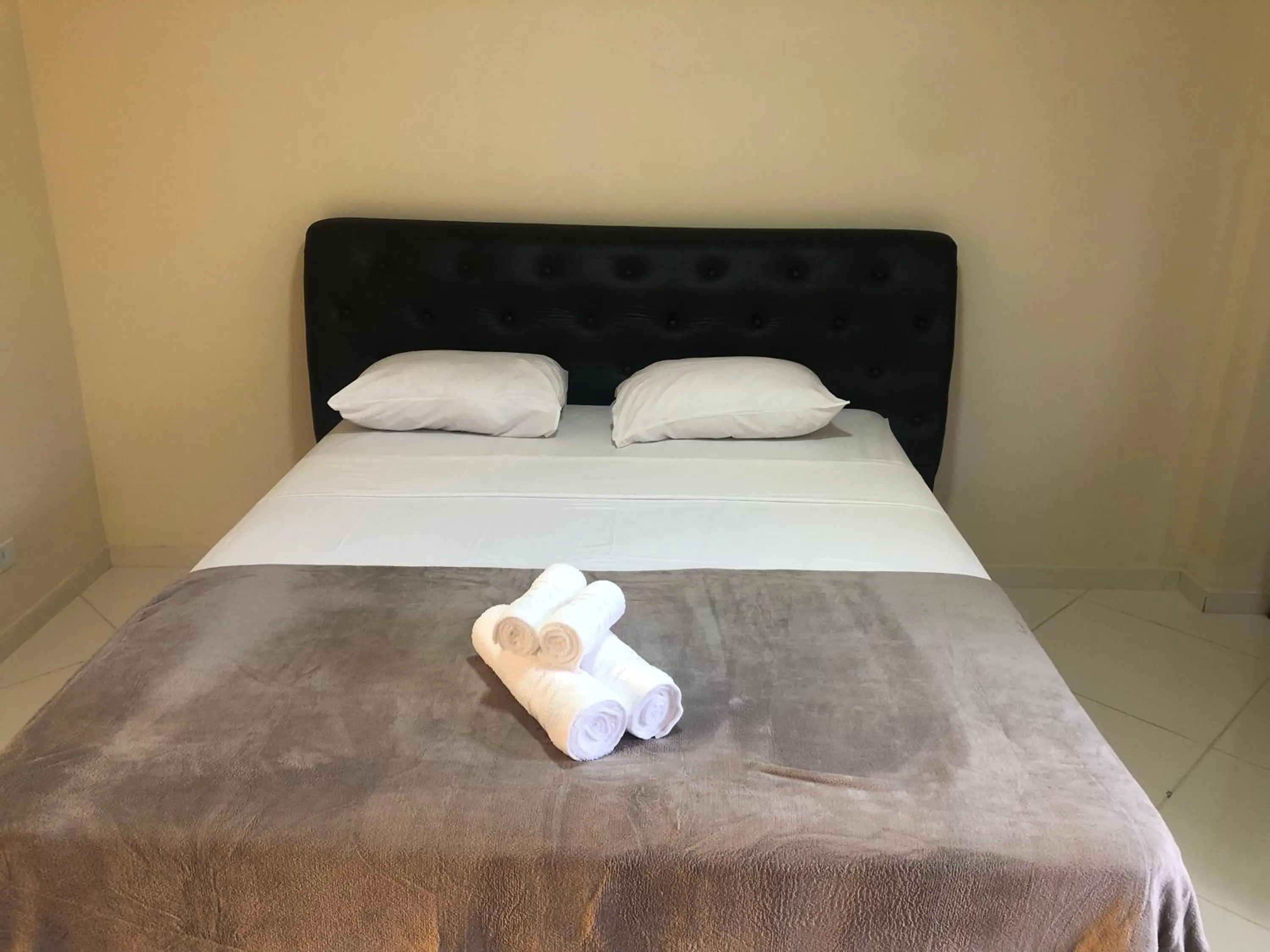 Bed in Pousada da Chica