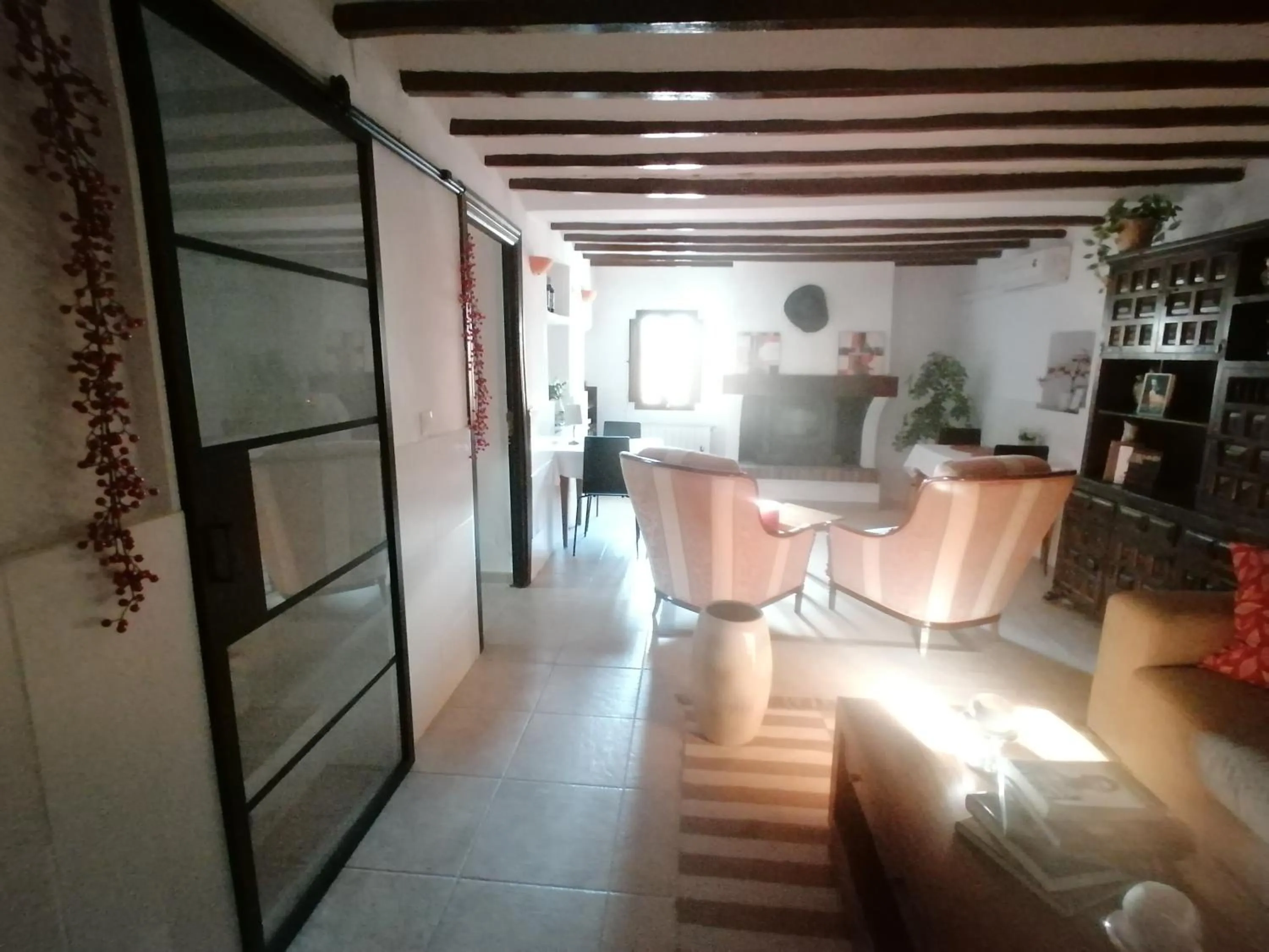 fireplace in Finca Guillermo Murcia