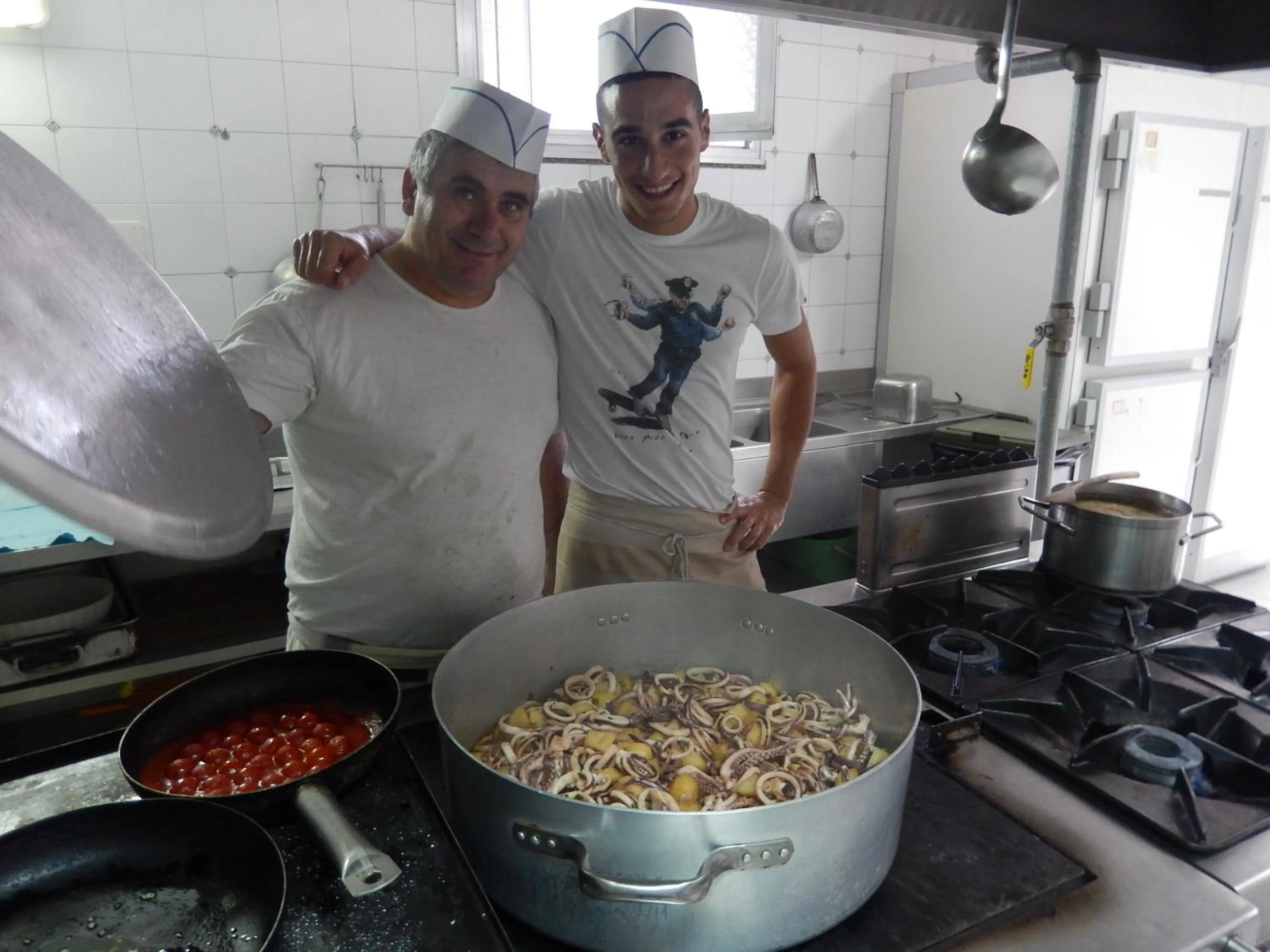 Kitchen or kitchenette in Hotel Europa