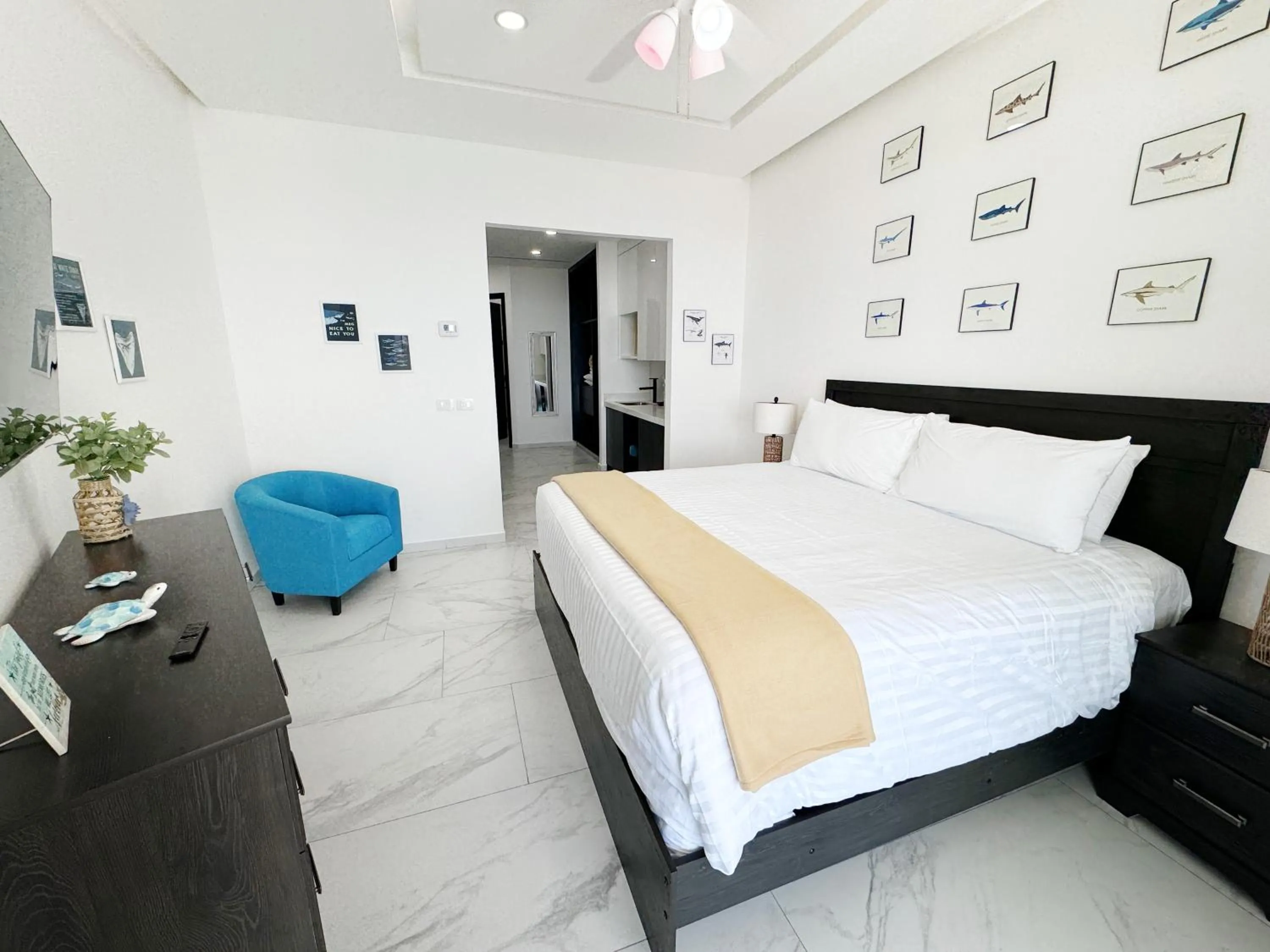 Bed in Esmeralda Beach Resort