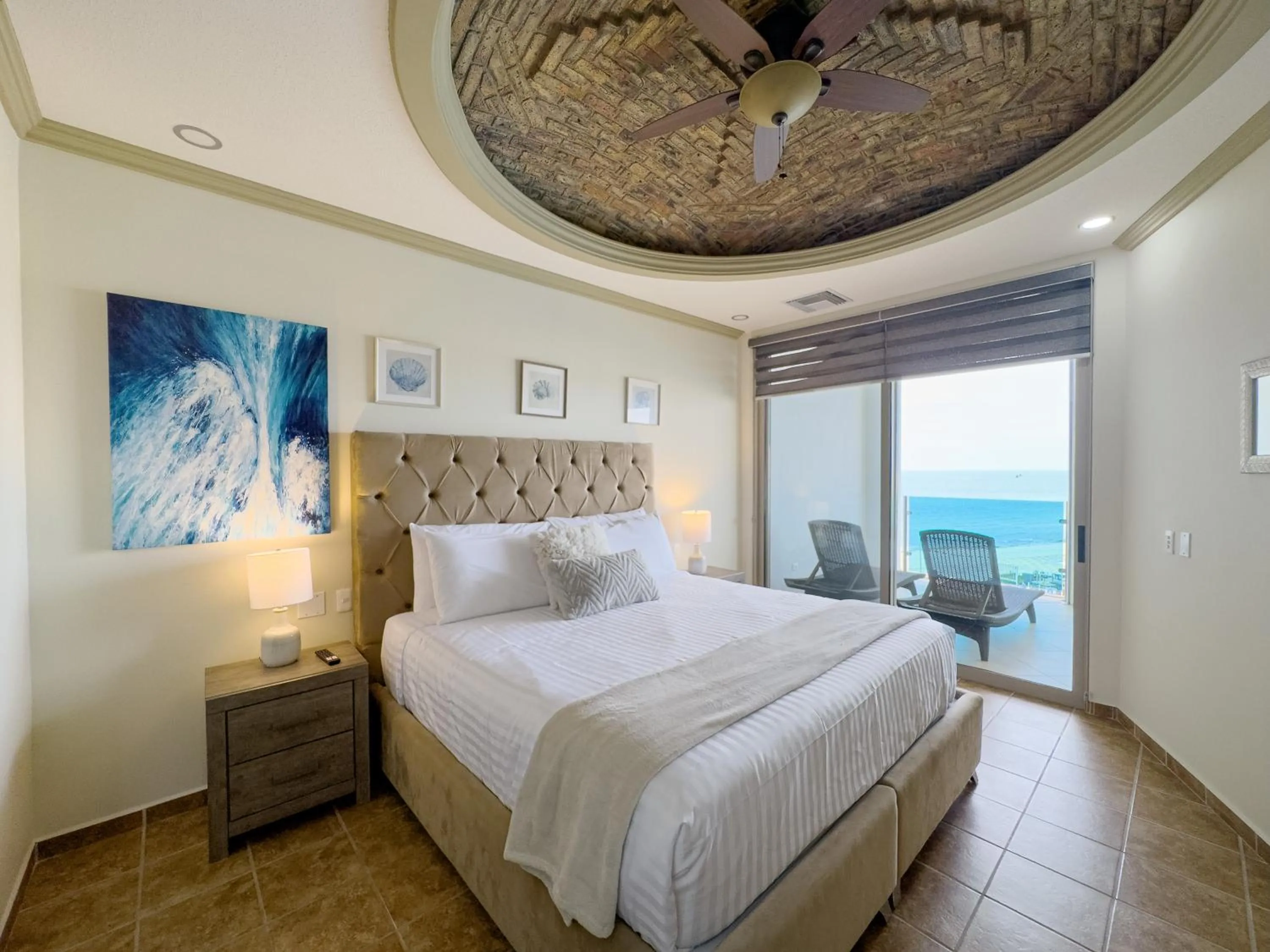 Bed in Esmeralda Beach Resort