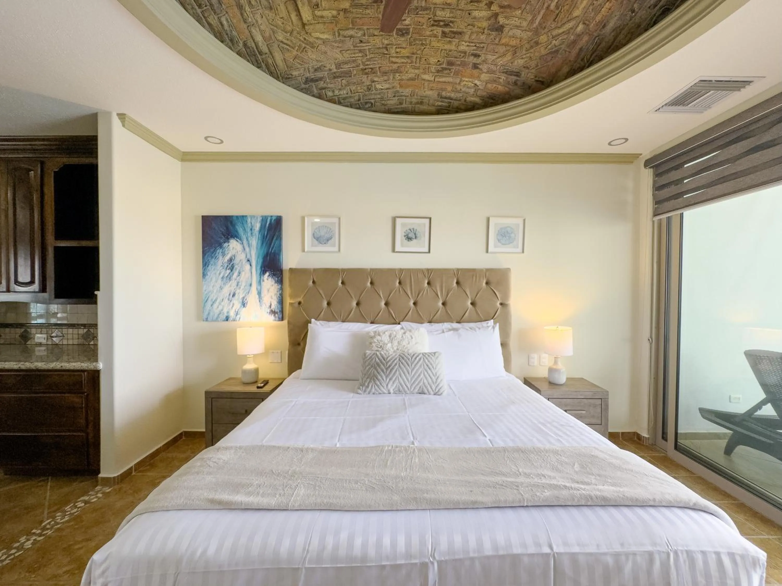 Bed in Esmeralda Beach Resort