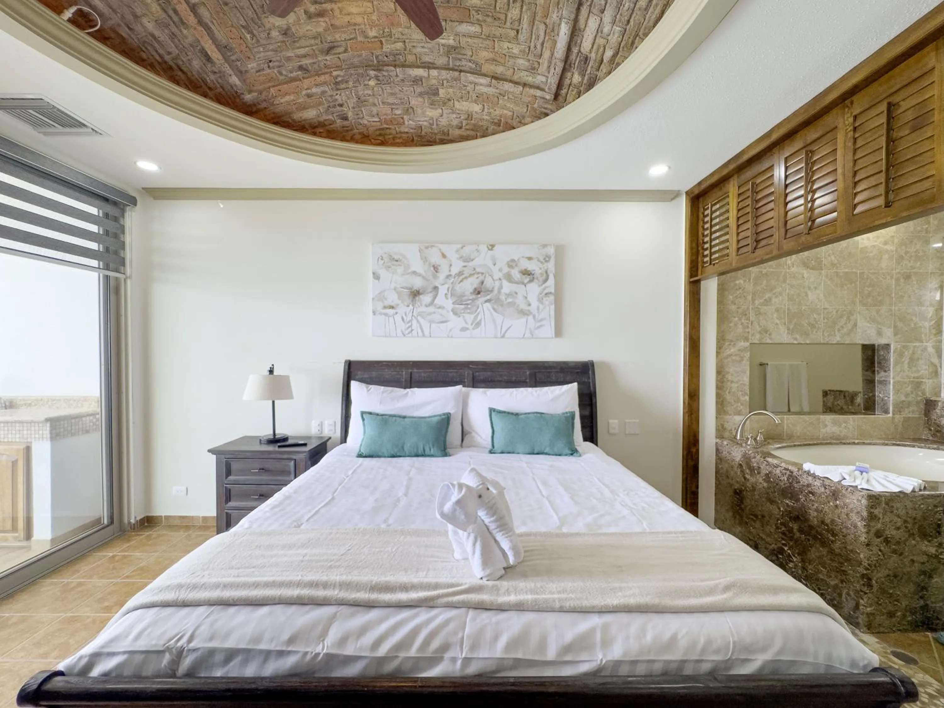 Bed in Esmeralda Beach Resort