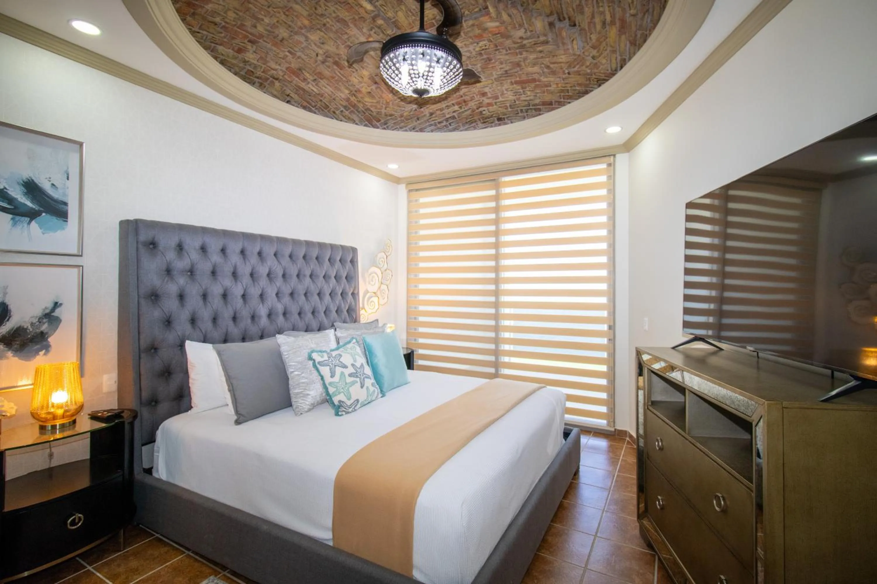 Bed in Esmeralda Beach Resort