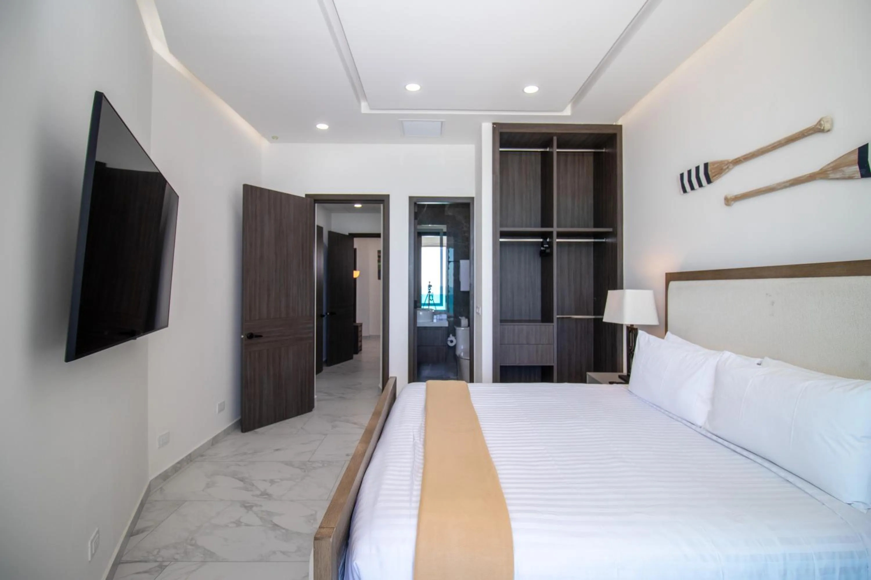 Bed in Esmeralda Beach Resort